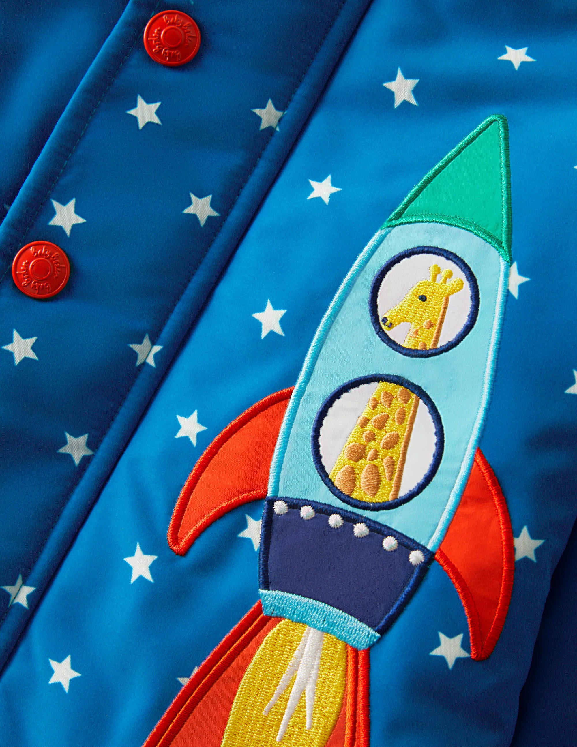 Imperméable à appliqué-Espace marina vif/ivoire - Image 3