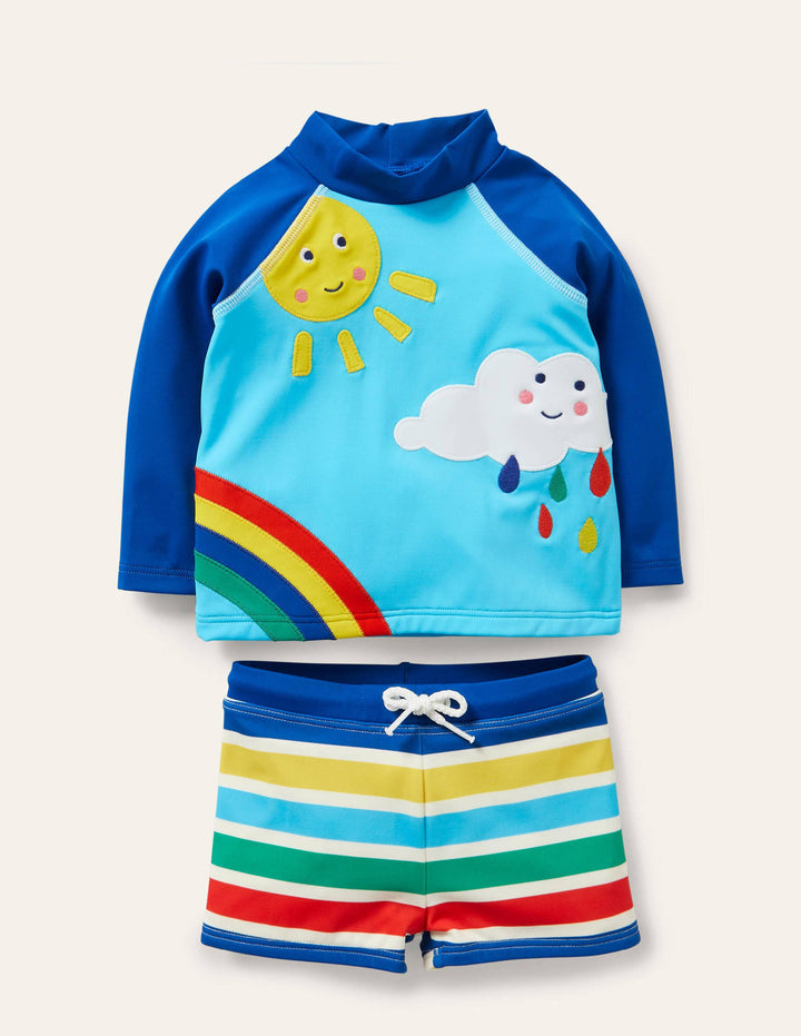 Rash Vest Set-Aqua