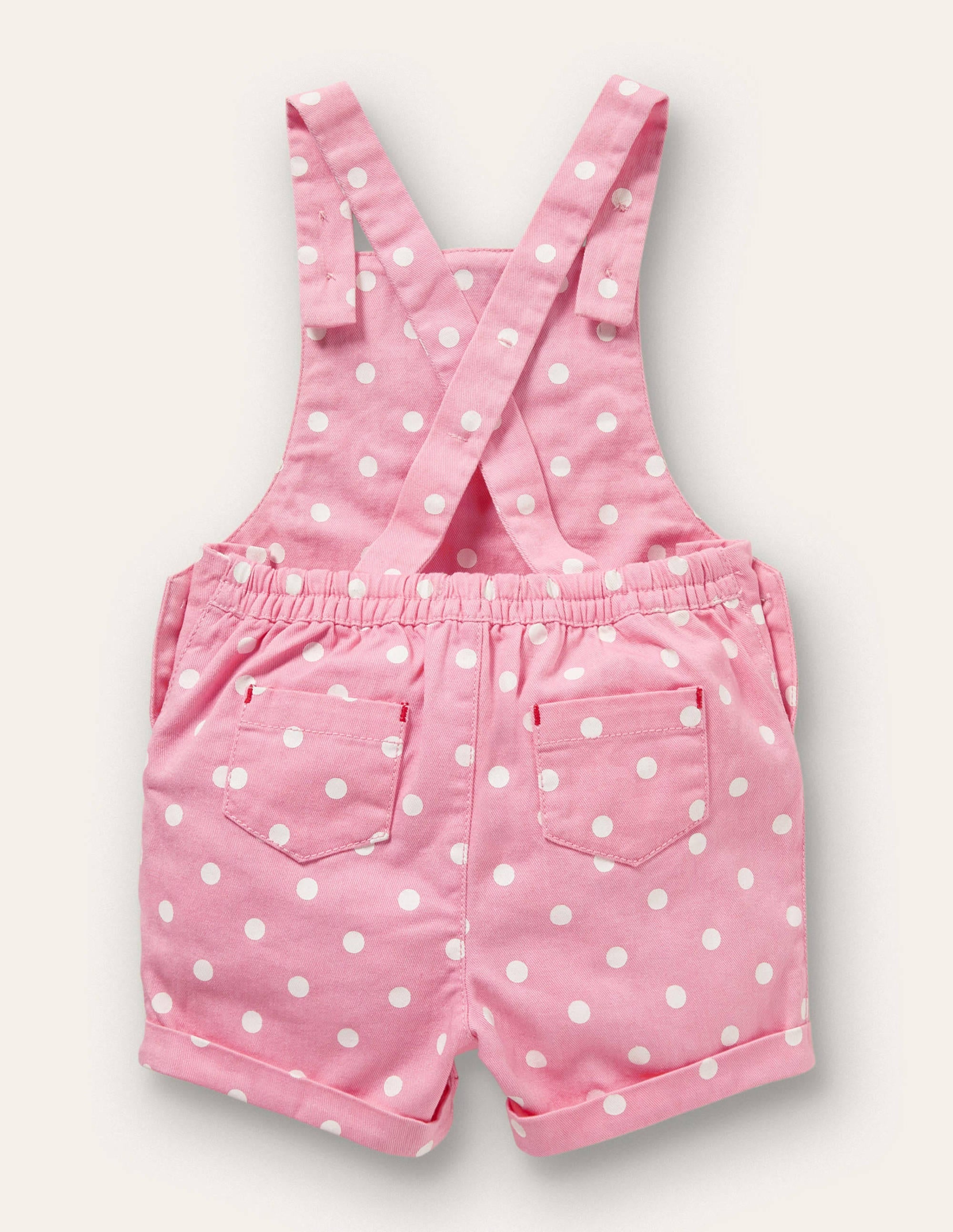 Kurze Weblatzhose-Rosa, Getupft/Früchte - Image 2
