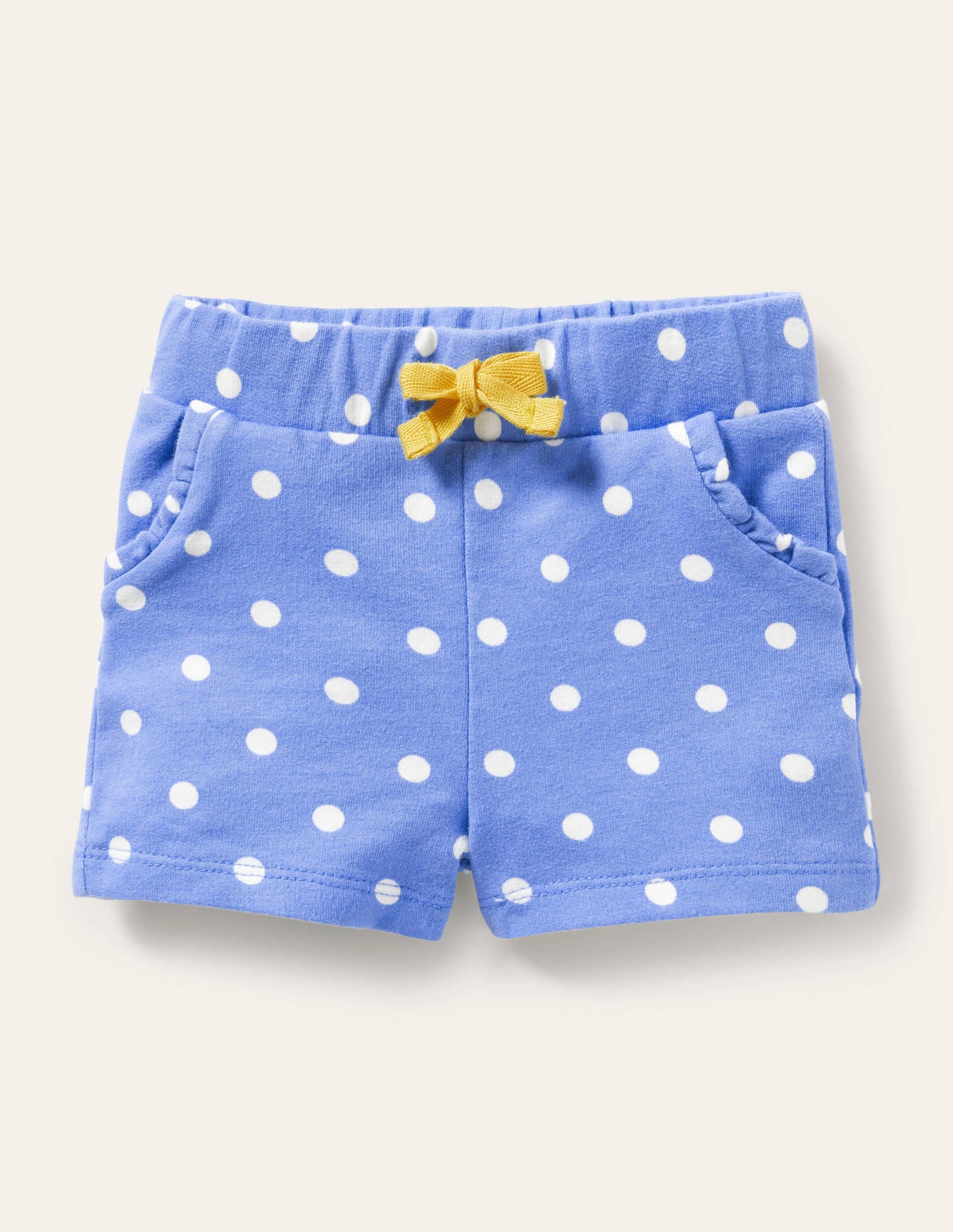 Jerseyshorts-Helles Glockenblumenblau, Pünktchen - Image 1