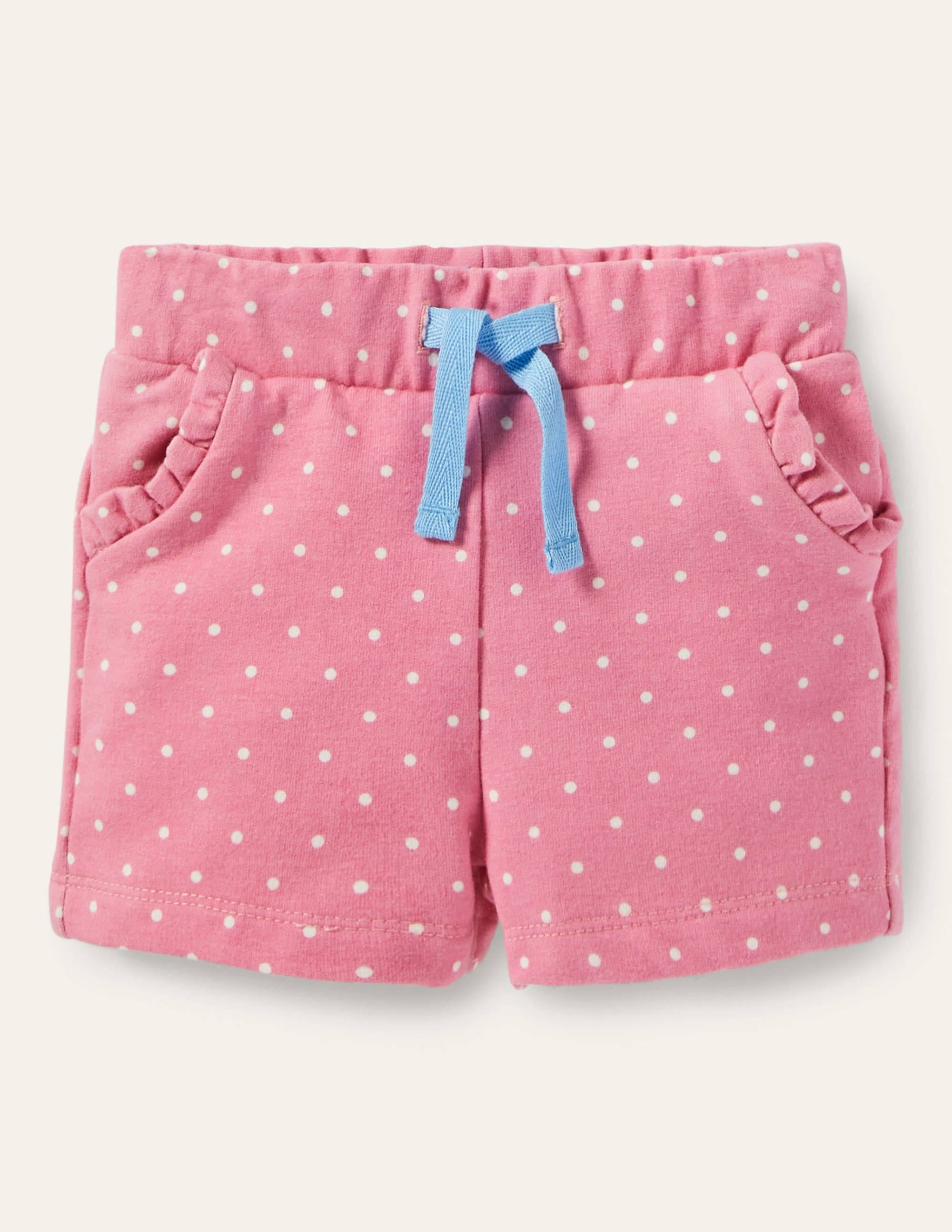 Jerseyshorts-Hellrosa, Getupft - Image 1