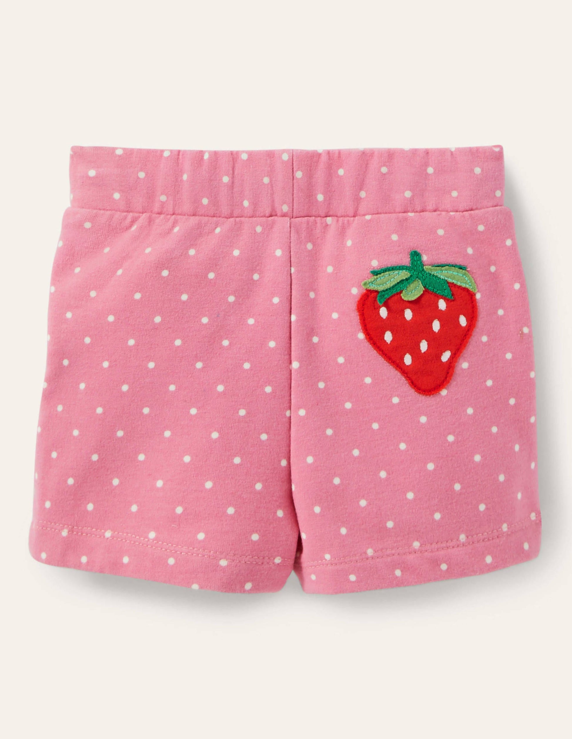 Jerseyshorts-Hellrosa, Getupft-2