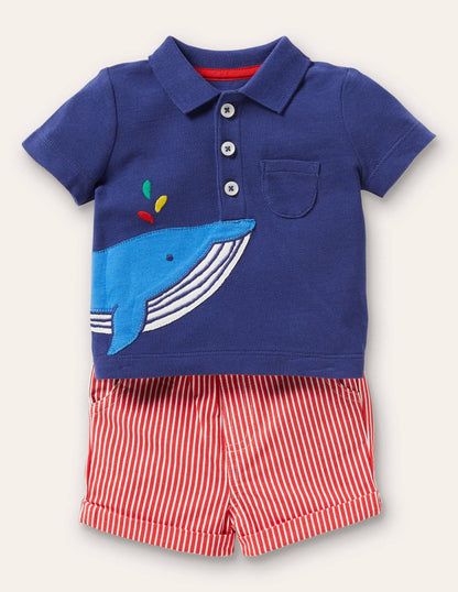 Polo and Shorts Playset-Starboard Whale