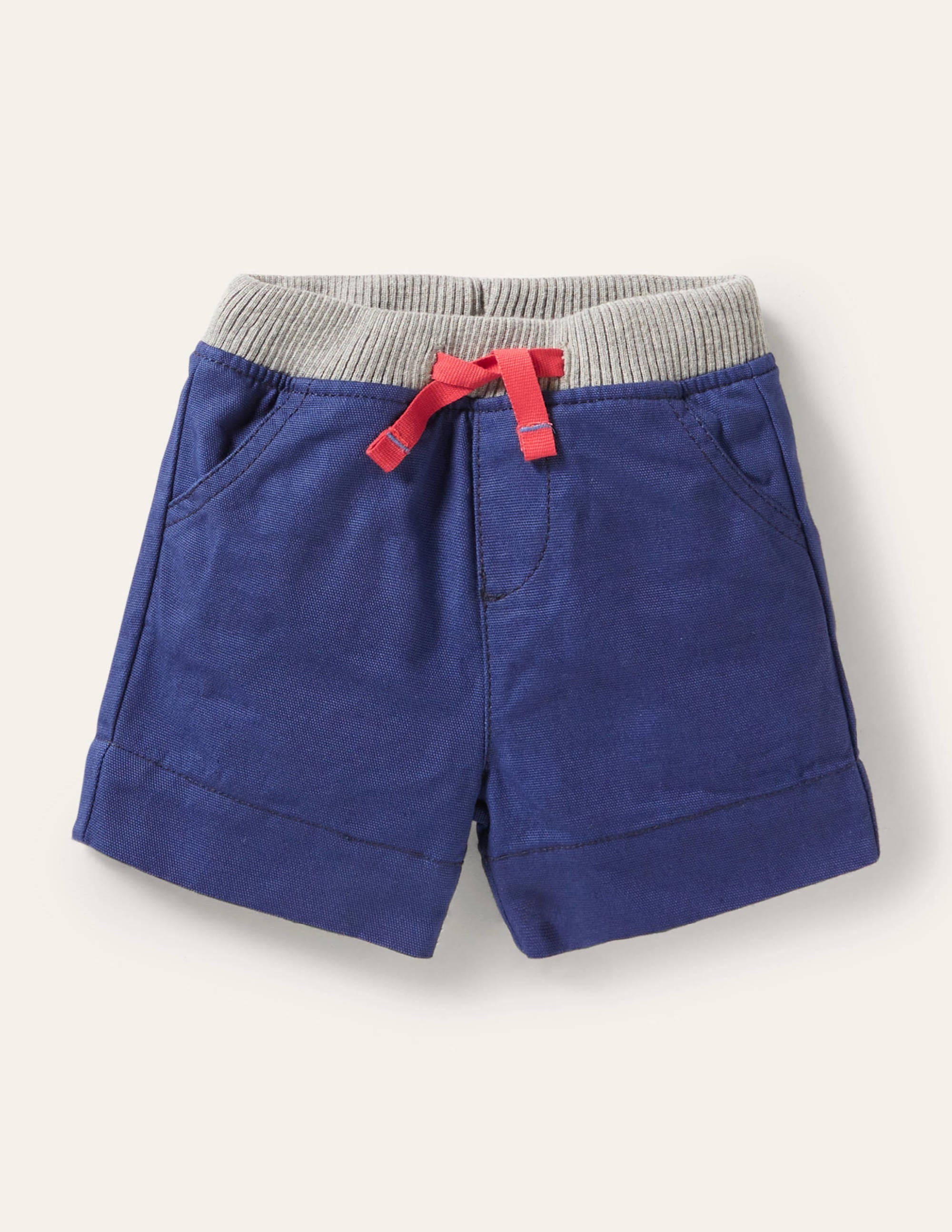 Short tissé à taille côtelée-Tribord - Image 1