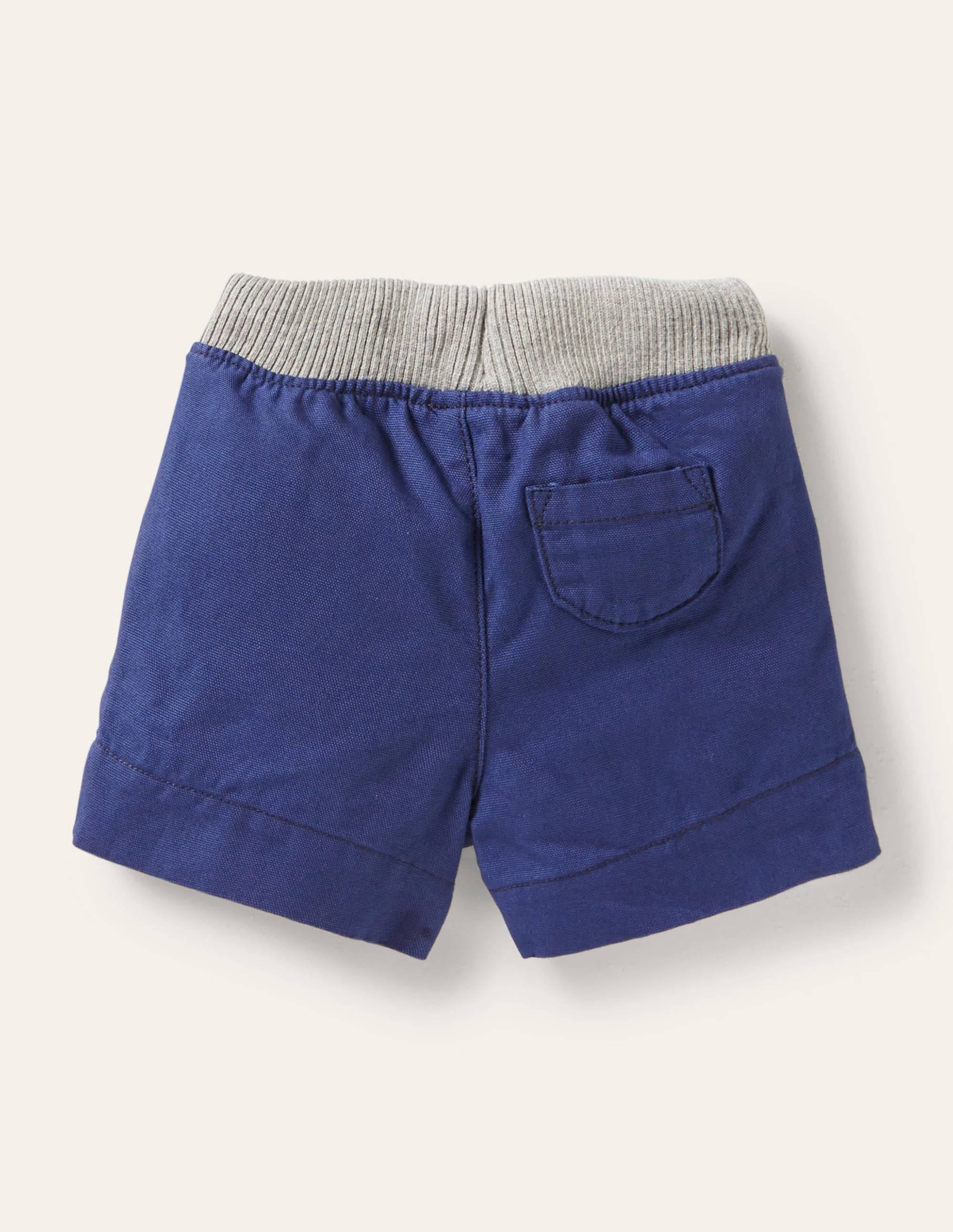 Short tissé à taille côtelée-Tribord - Image 2