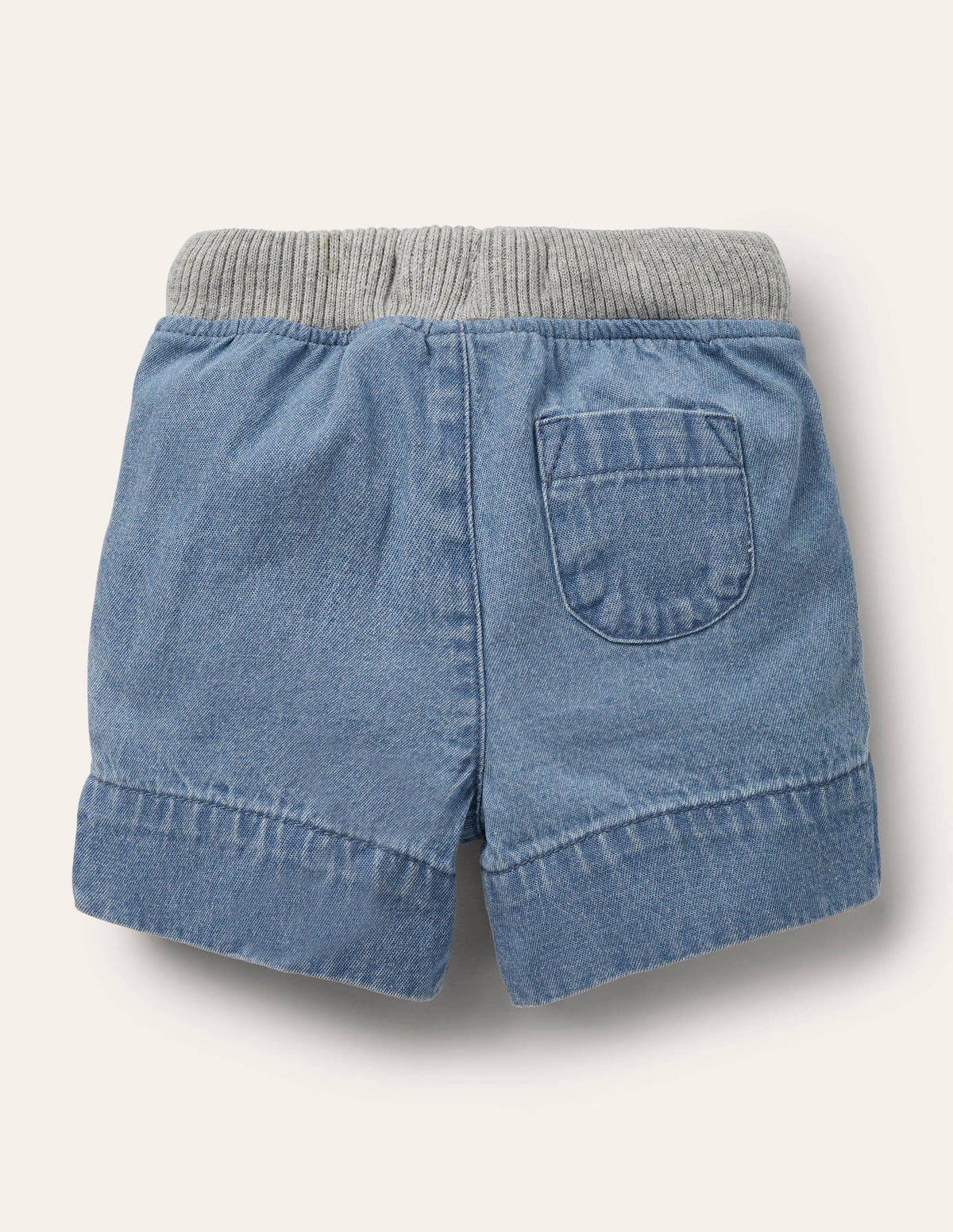 Webshorts mit Rippbund-Mittlerer Faux-Uni - Image 2