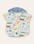 Poncho en éponge-Motif Jungle Stamp multi