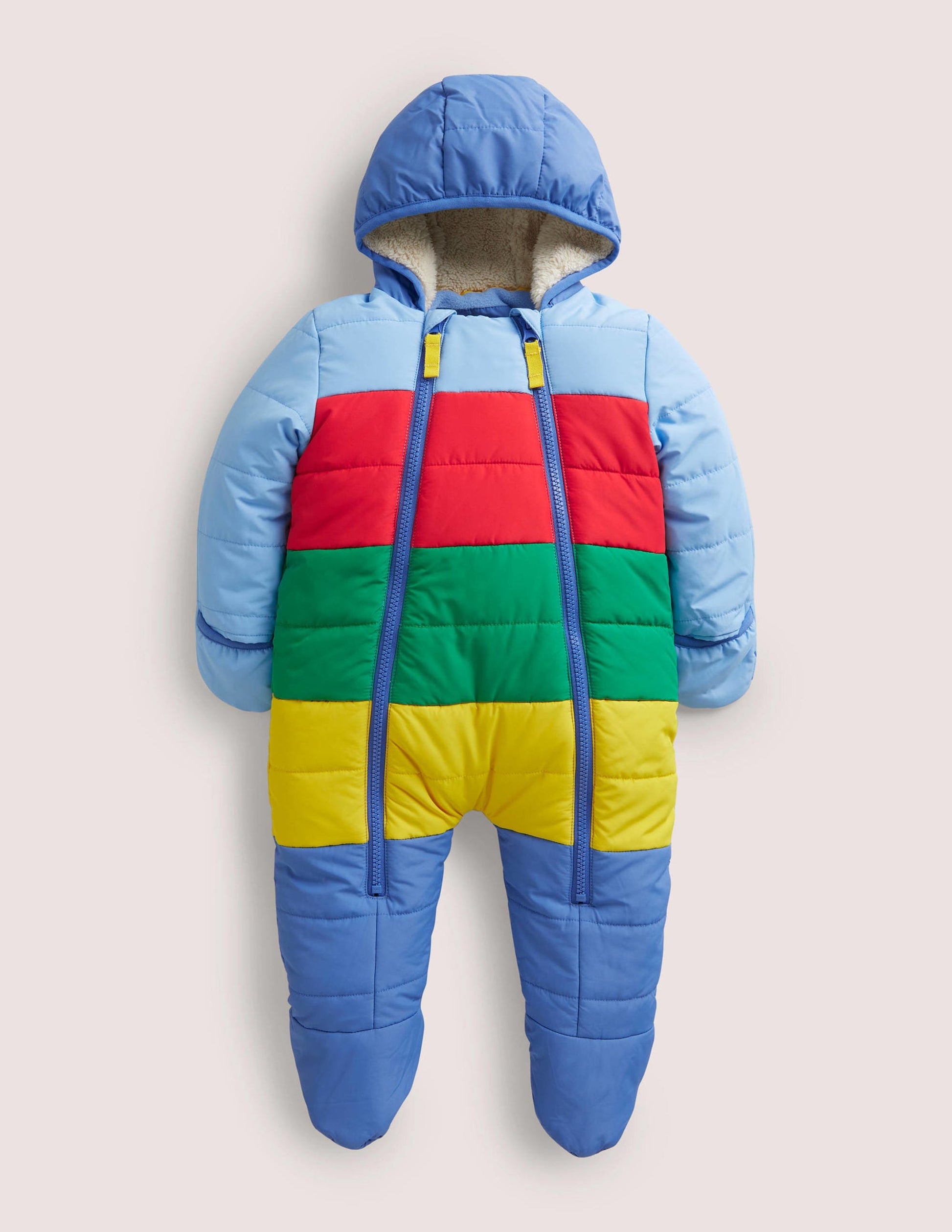 Gemütlicher wattierter Einteiler-Bunt, Regenbogen-1