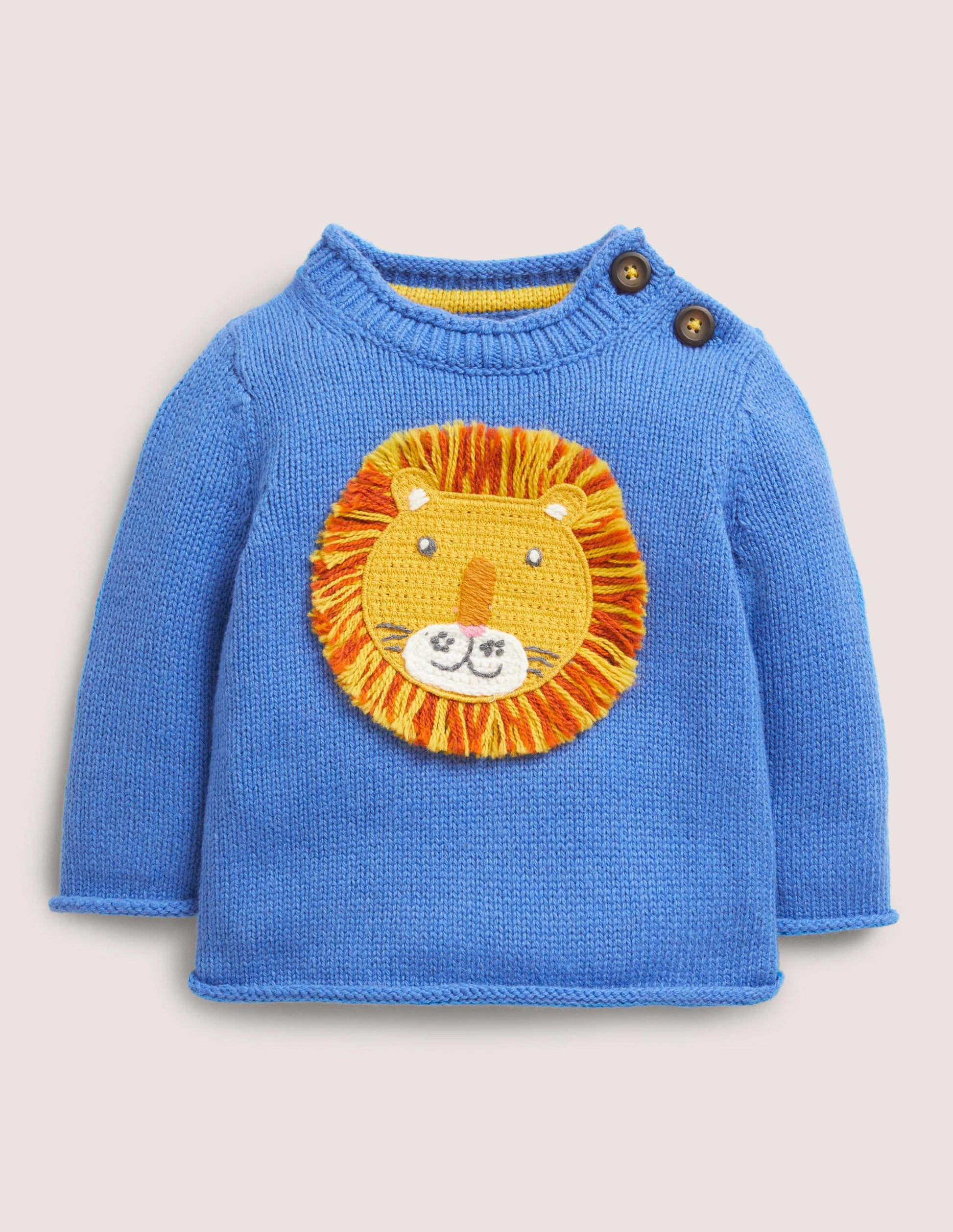 Pull fun-Lion bleu élisabéthain-1