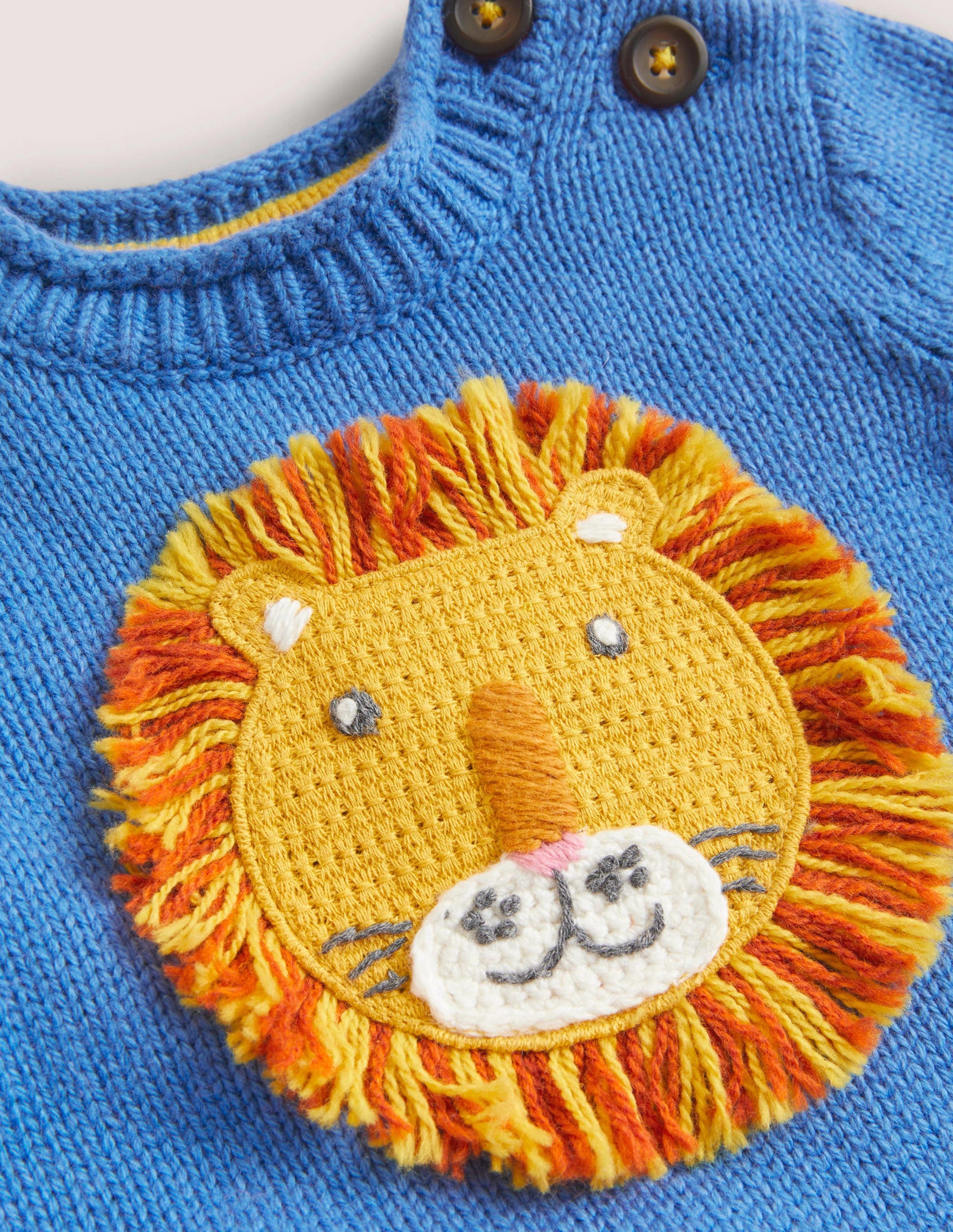 Pull fun-Lion bleu élisabéthain-3