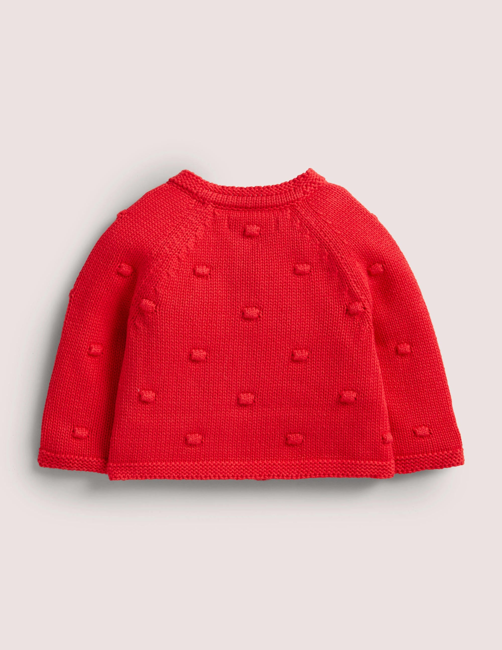 Cosy Bobble Cardigan-Rockabilly Red - Image 2