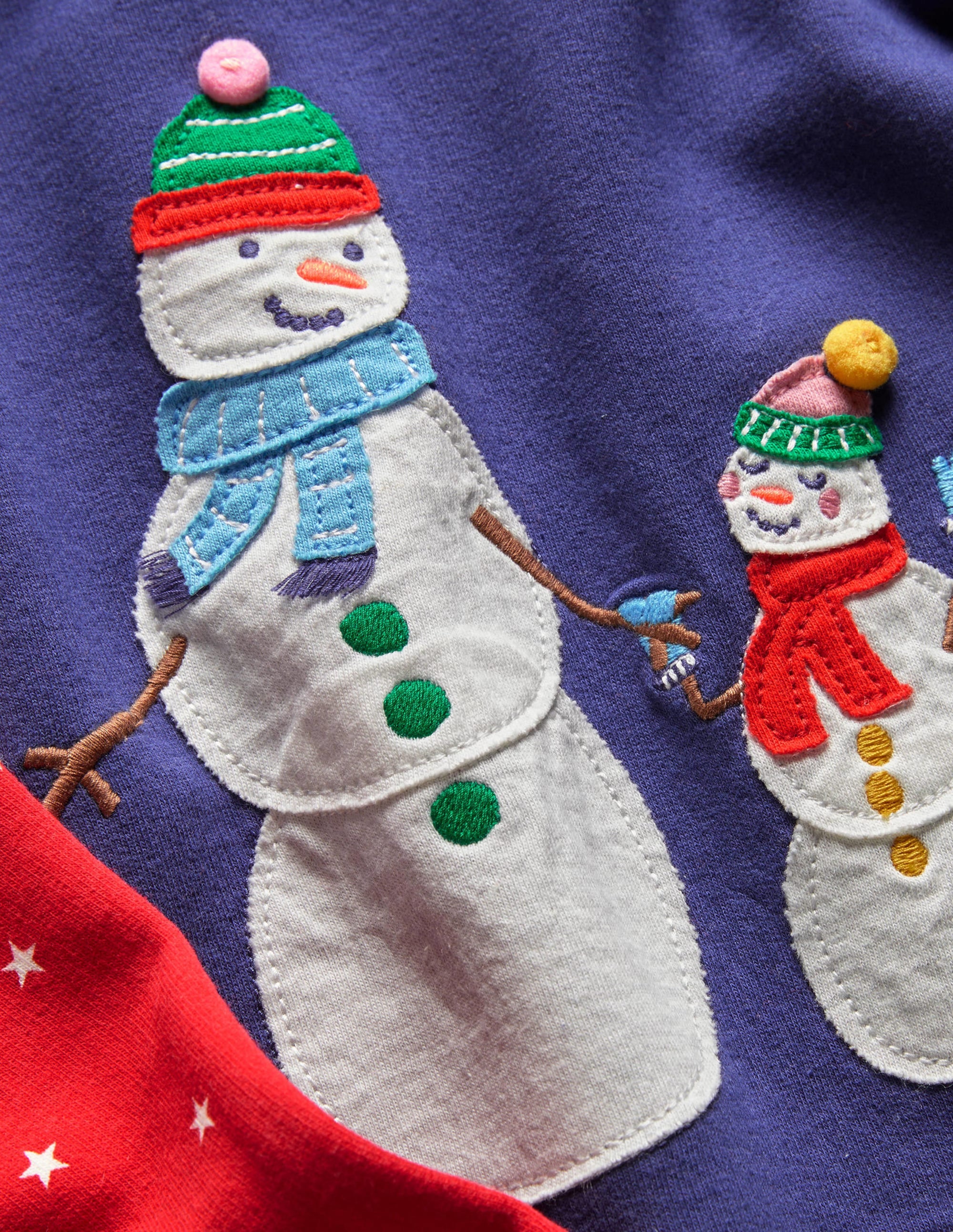 Jersey Graphic Play Set-Starboard Blue Snowmen - Image 3