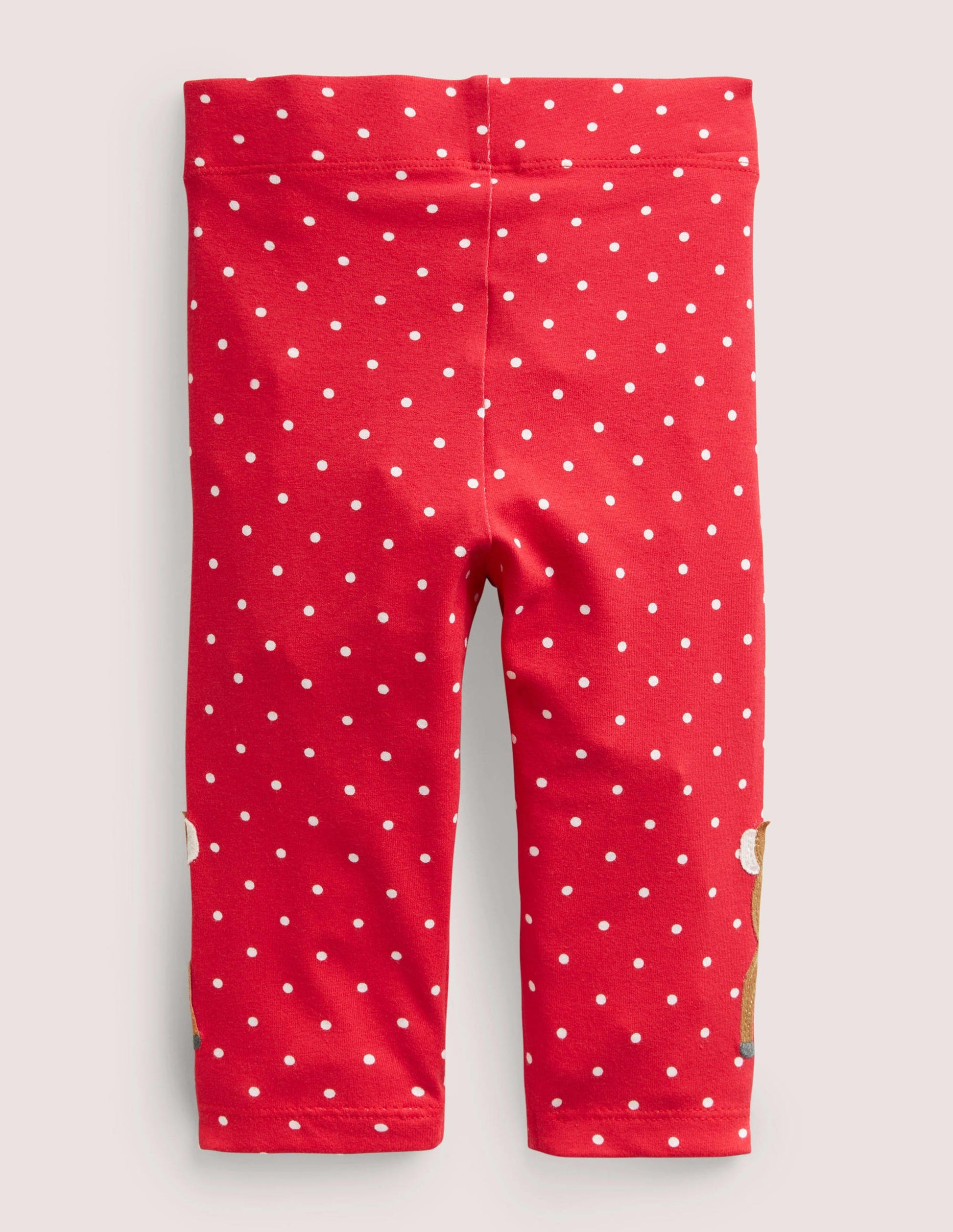 Leggings mit Applikation-Rockabilly-Rot, Rehe-2