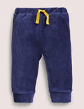 Legging en velours côtelé de jersey-Bleu tribord