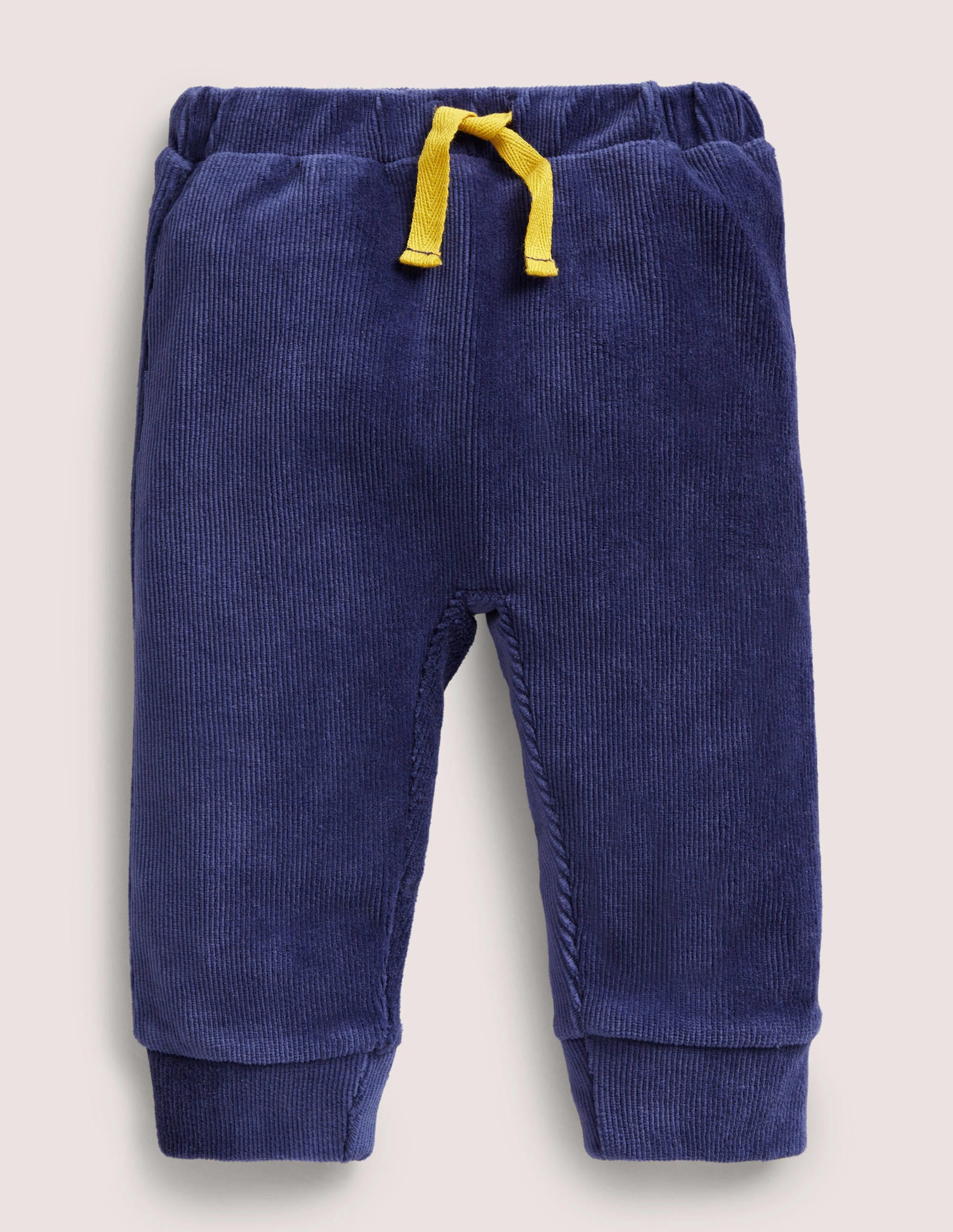 Legging en velours côtelé de jersey-Bleu tribord - Image 1