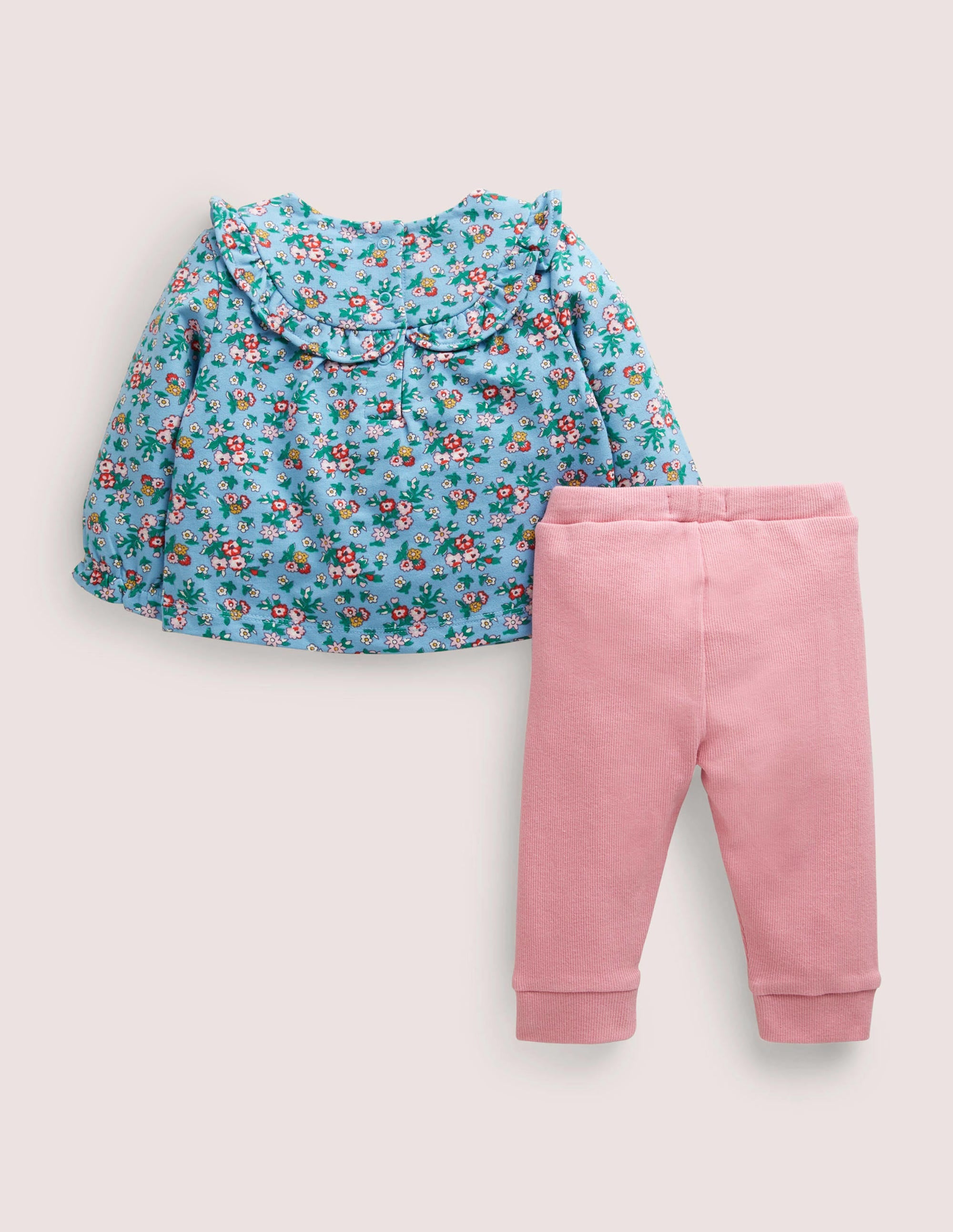 Gemütliches Spielset mit Rüschen-Graublau, Blumenstrauß - Image 2