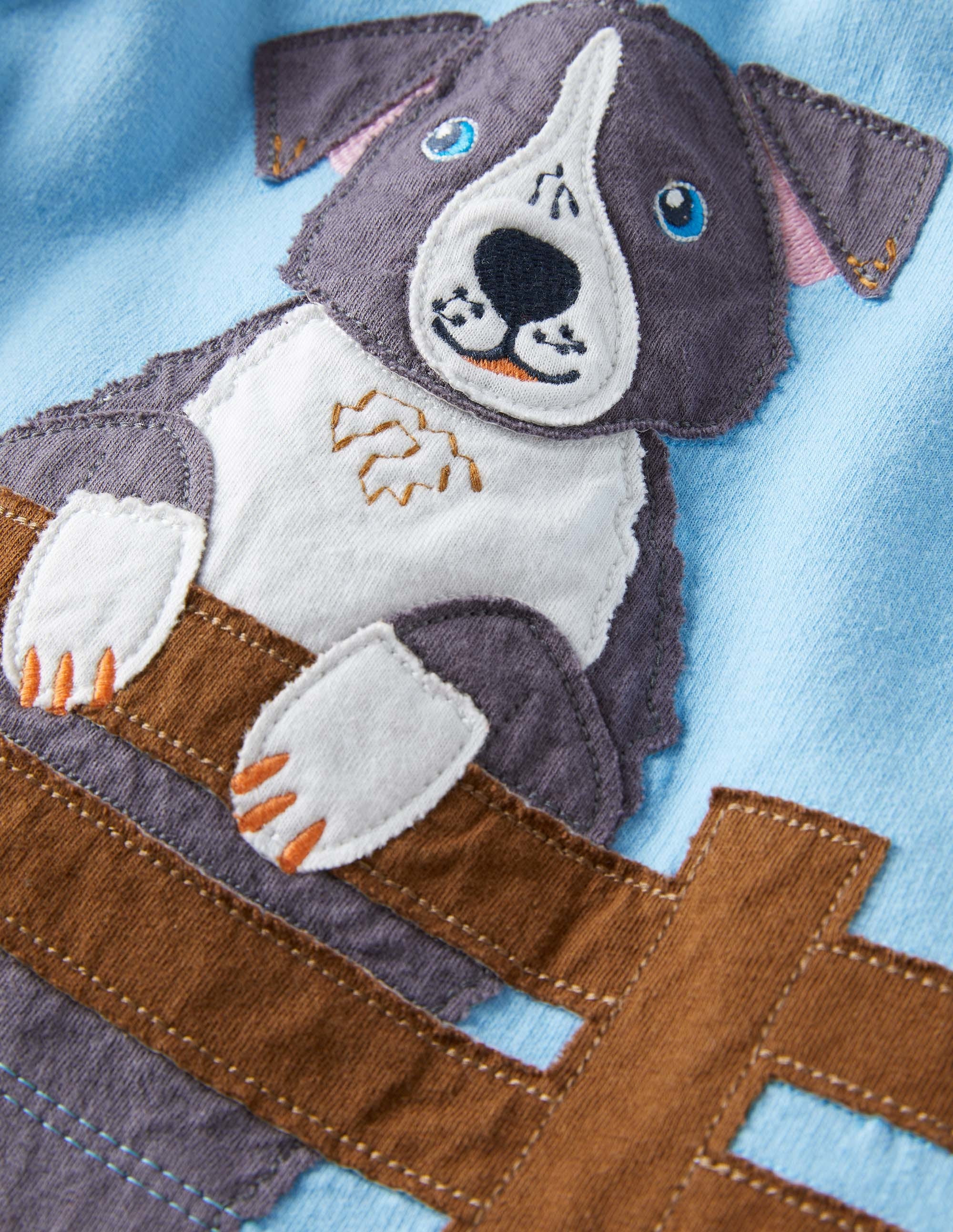 Jersey-Spielset mit Logo-Naturweiß/Feuerrot, Hund - Image 3