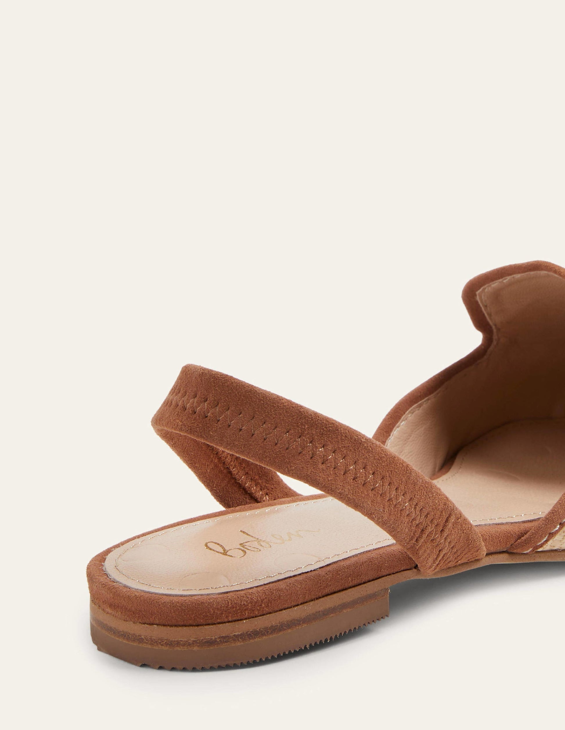 Lily Slingback Flat Sandals-Natural/ Tan-6