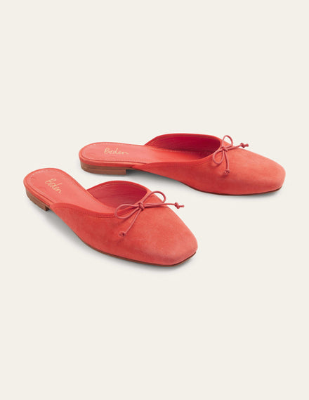 Ballerina-Pantoletten-Feuerwerkskörperrot