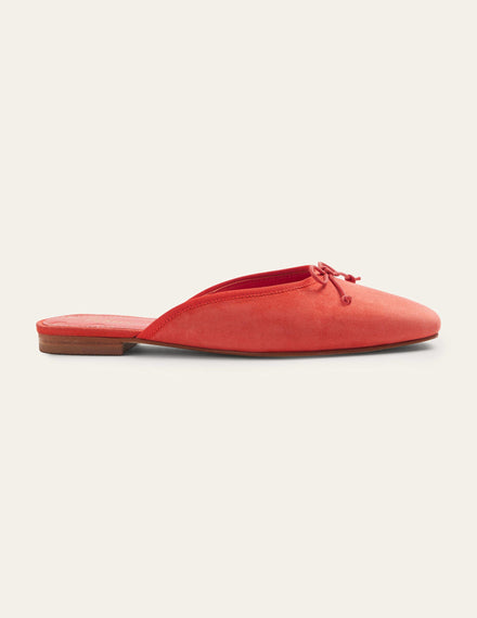 Ballerina-Pantoletten-Feuerwerkskörperrot