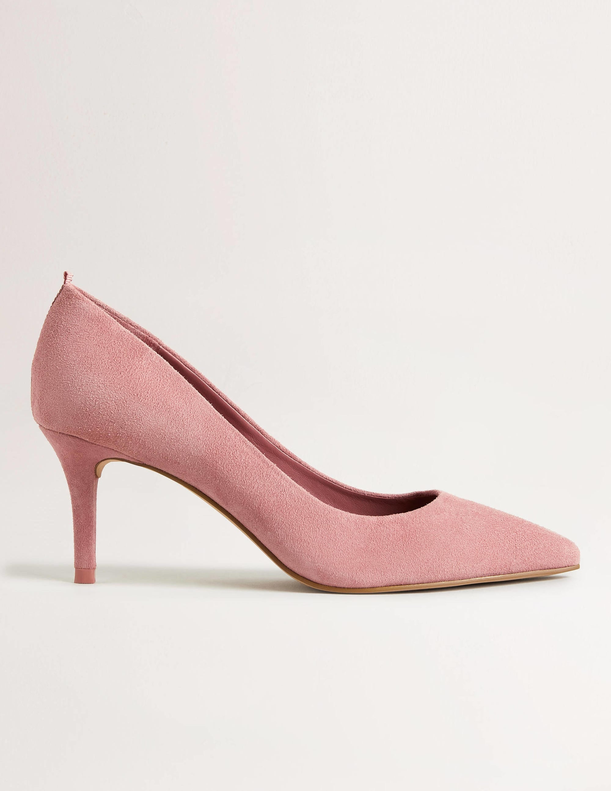 Klassische Pumps aus Veloursleder-Staubrot - Image 1