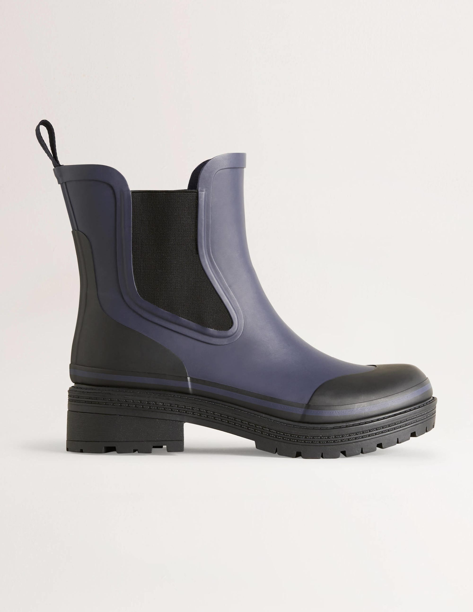 Bottines de pluie chelsea-Bleu marine - Image 1