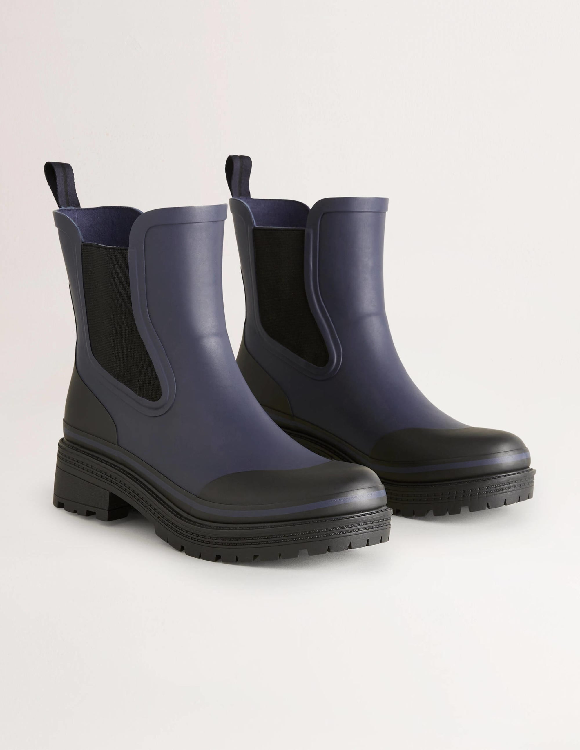 Bottines de pluie chelsea-Bleu marine - Image 2