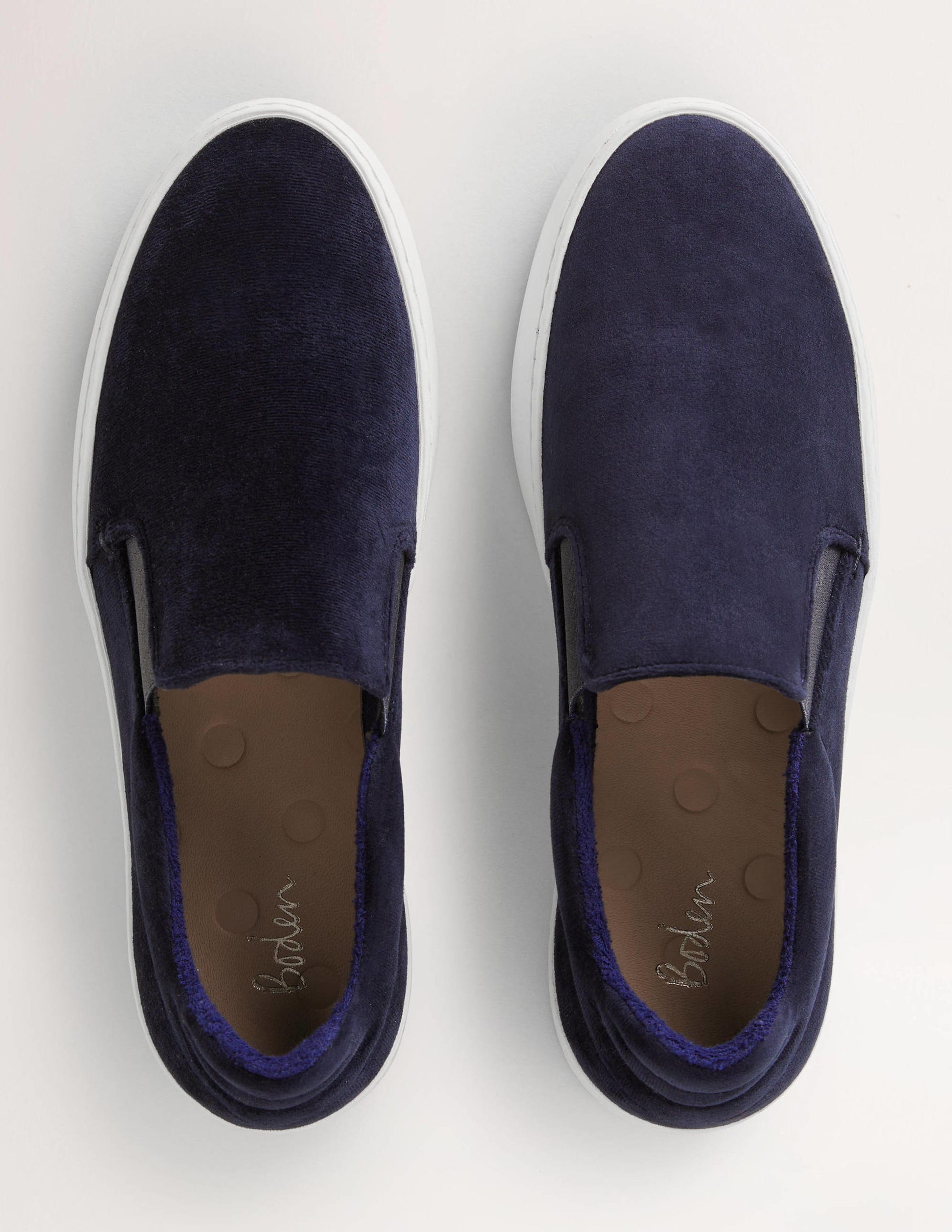 Turnschuhe zum Hineinschlüpfen-Marineblau-5