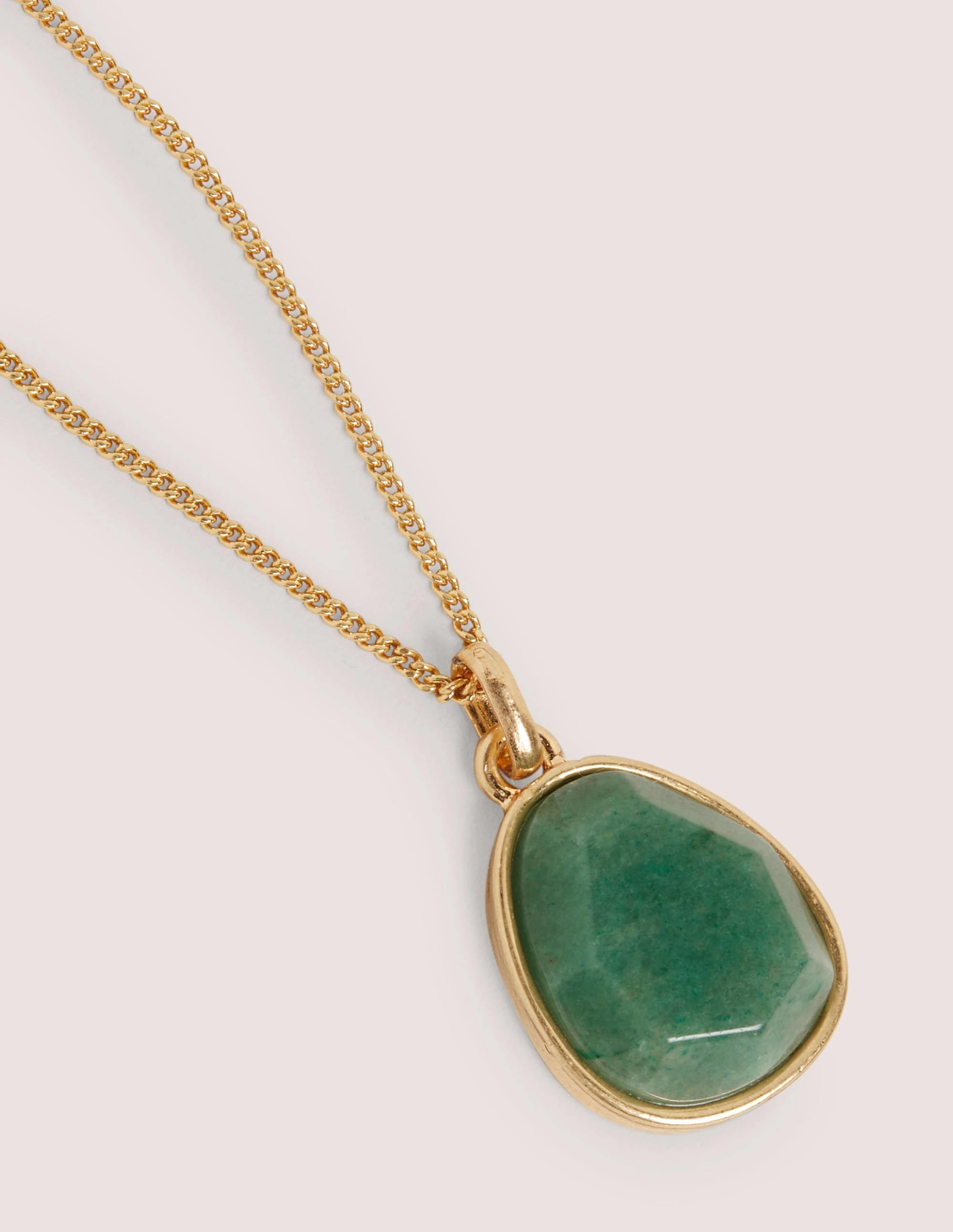 Collier avec pendentif semi-précieux-Vert - Image 2