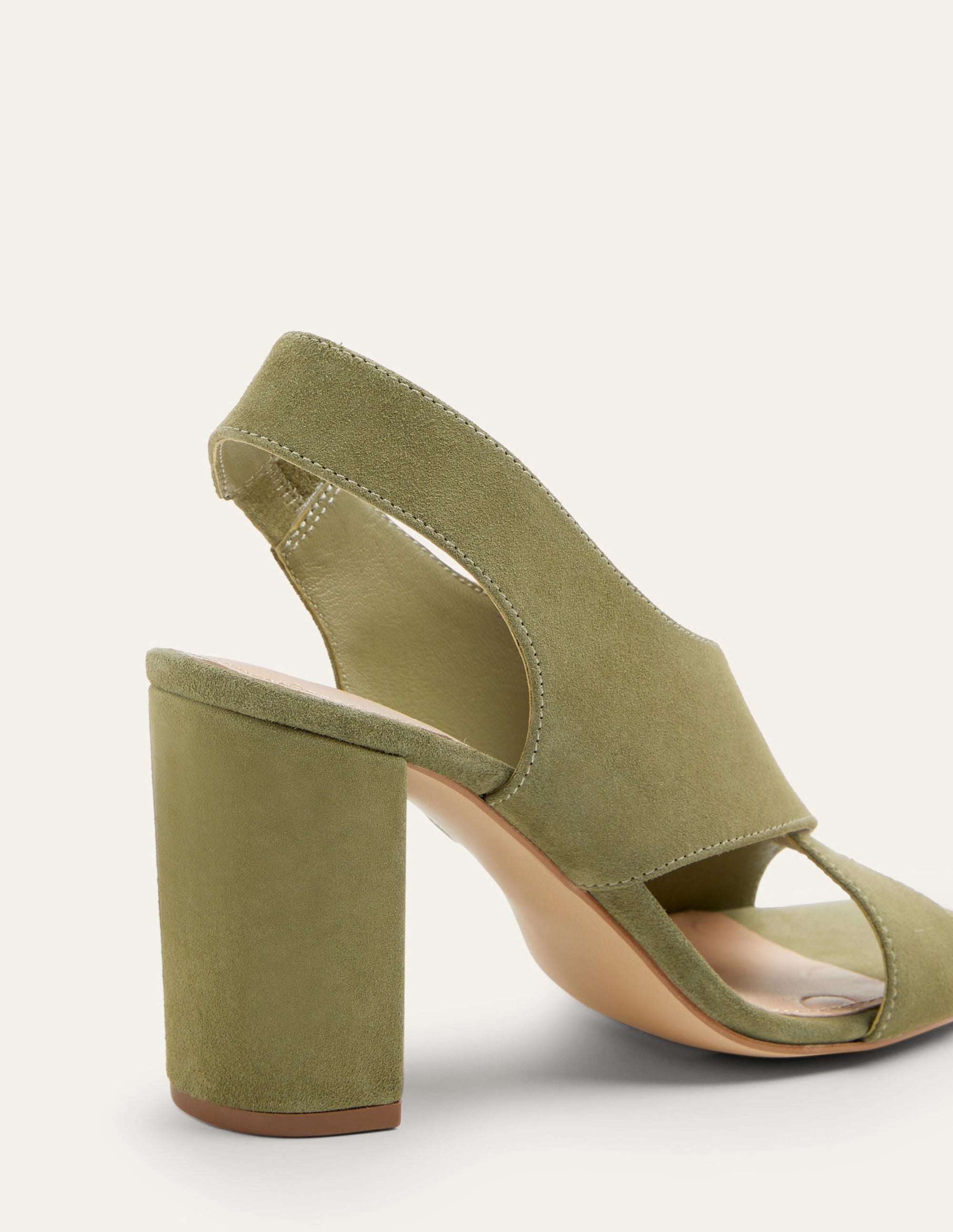 Absatzsandalen mit überkreuzten Riemen-Regenwaldgrün - Image 3