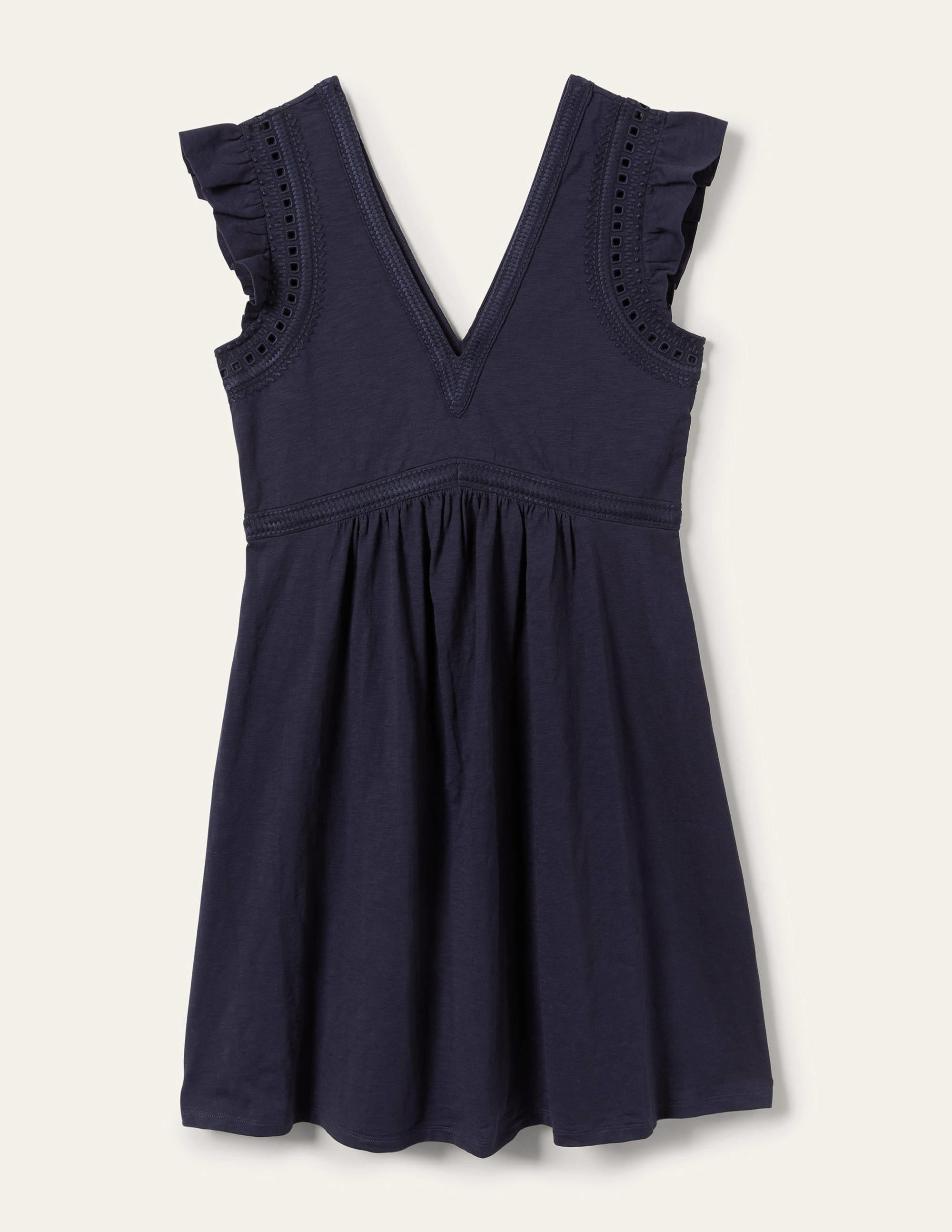 Jerseykleid mit Empire-Taille-Marineblau - Image 10