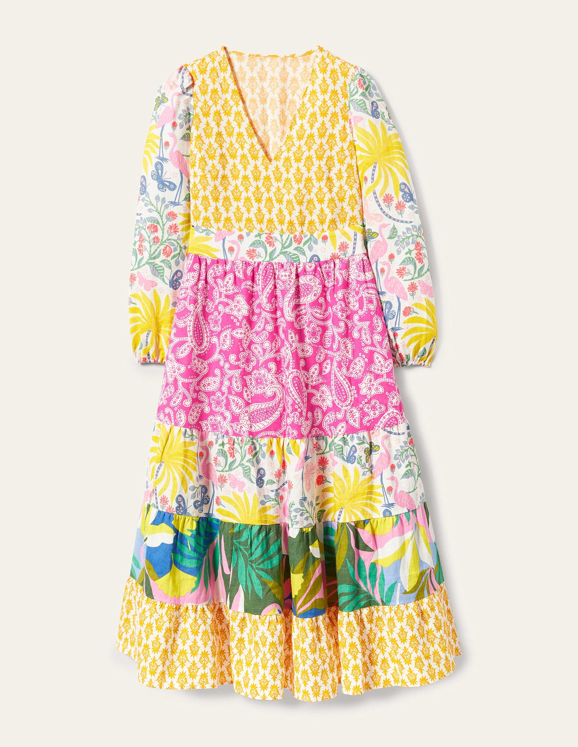 Repurposed Tiered Maxi Dress-Multi - Image 12