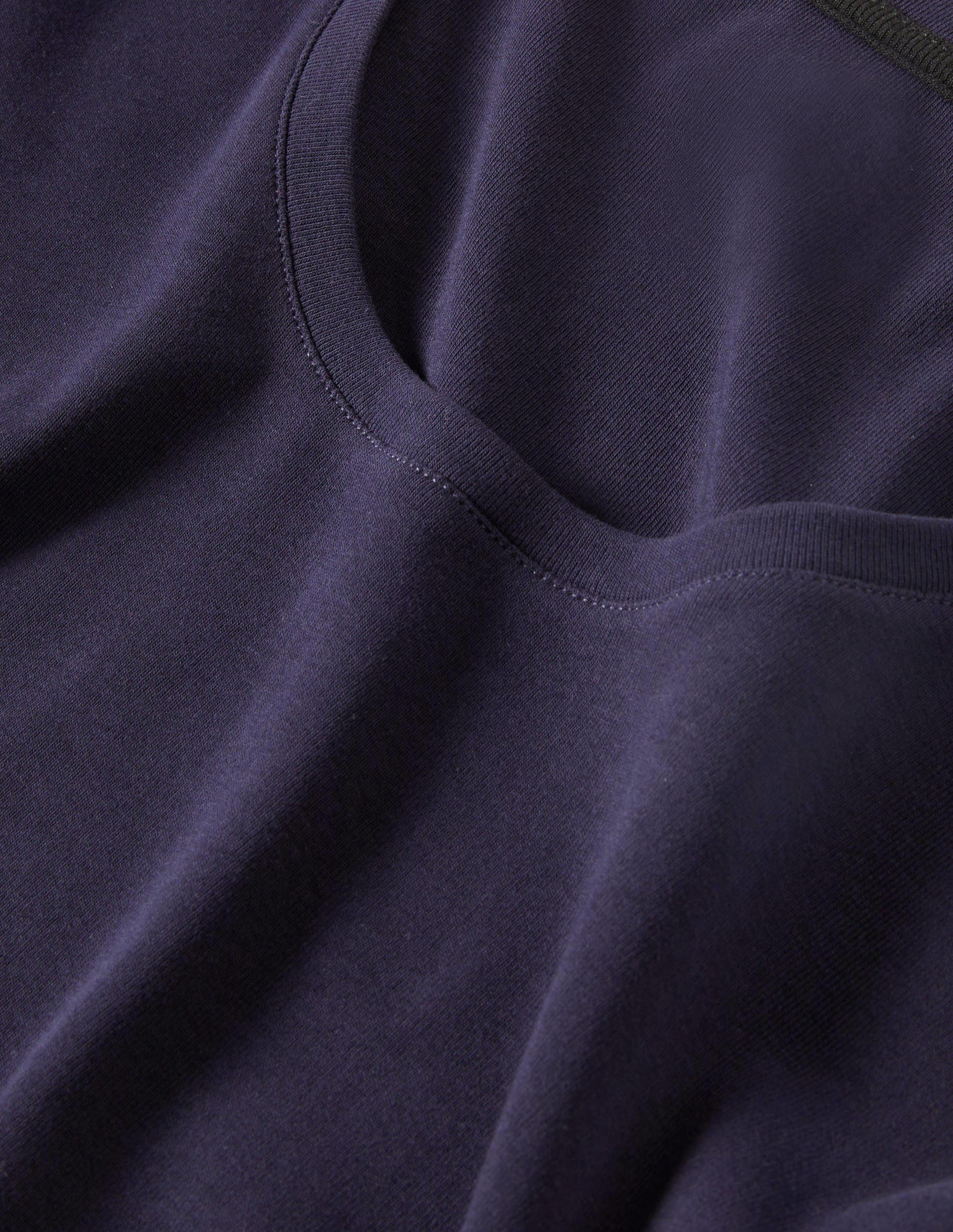 Kurzärmeliges Basic-T-Shirt-Marineblau - Image 5