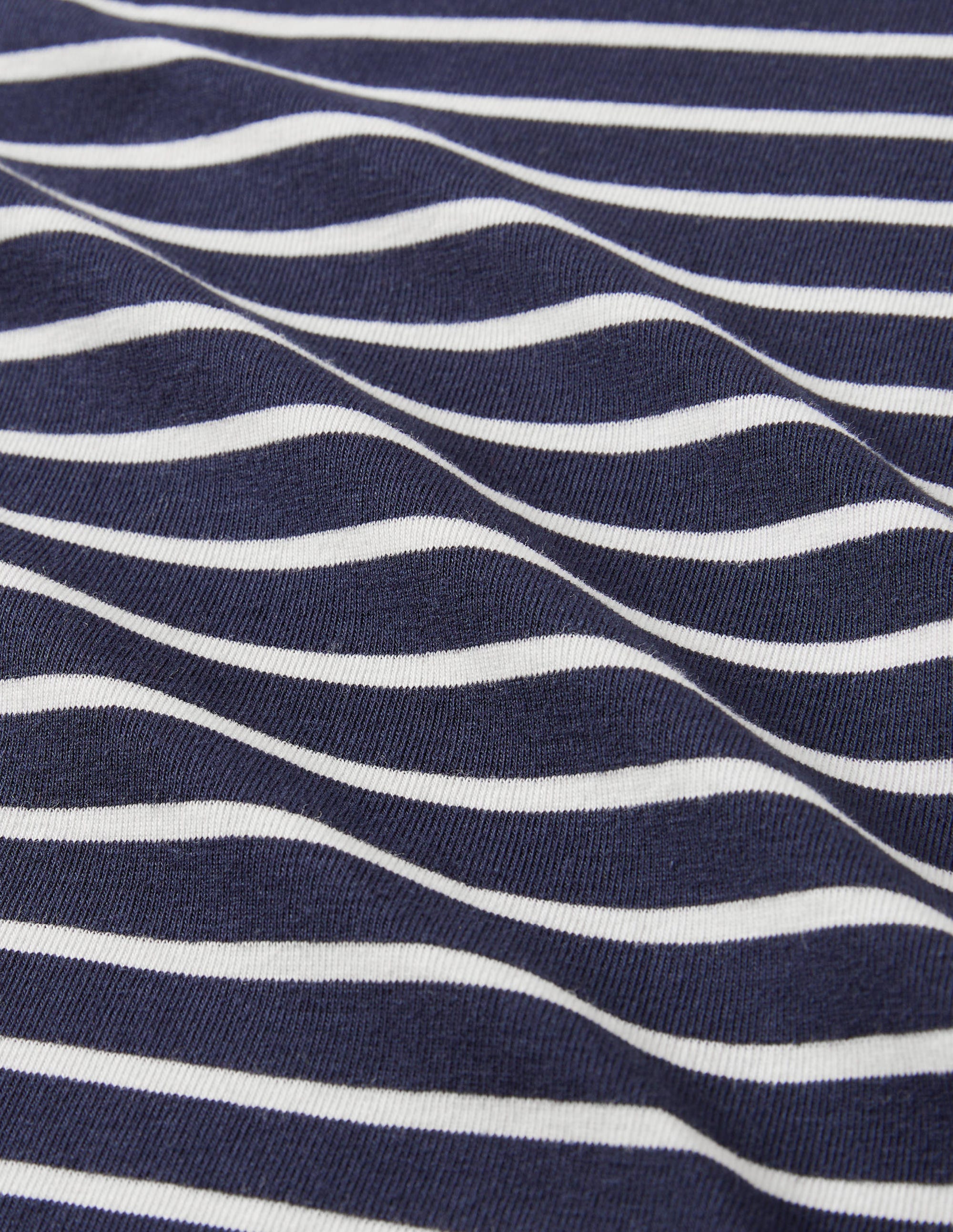 T-shirt Essential à manches courtes-Rayé bleu marine/ivoire - Image 9