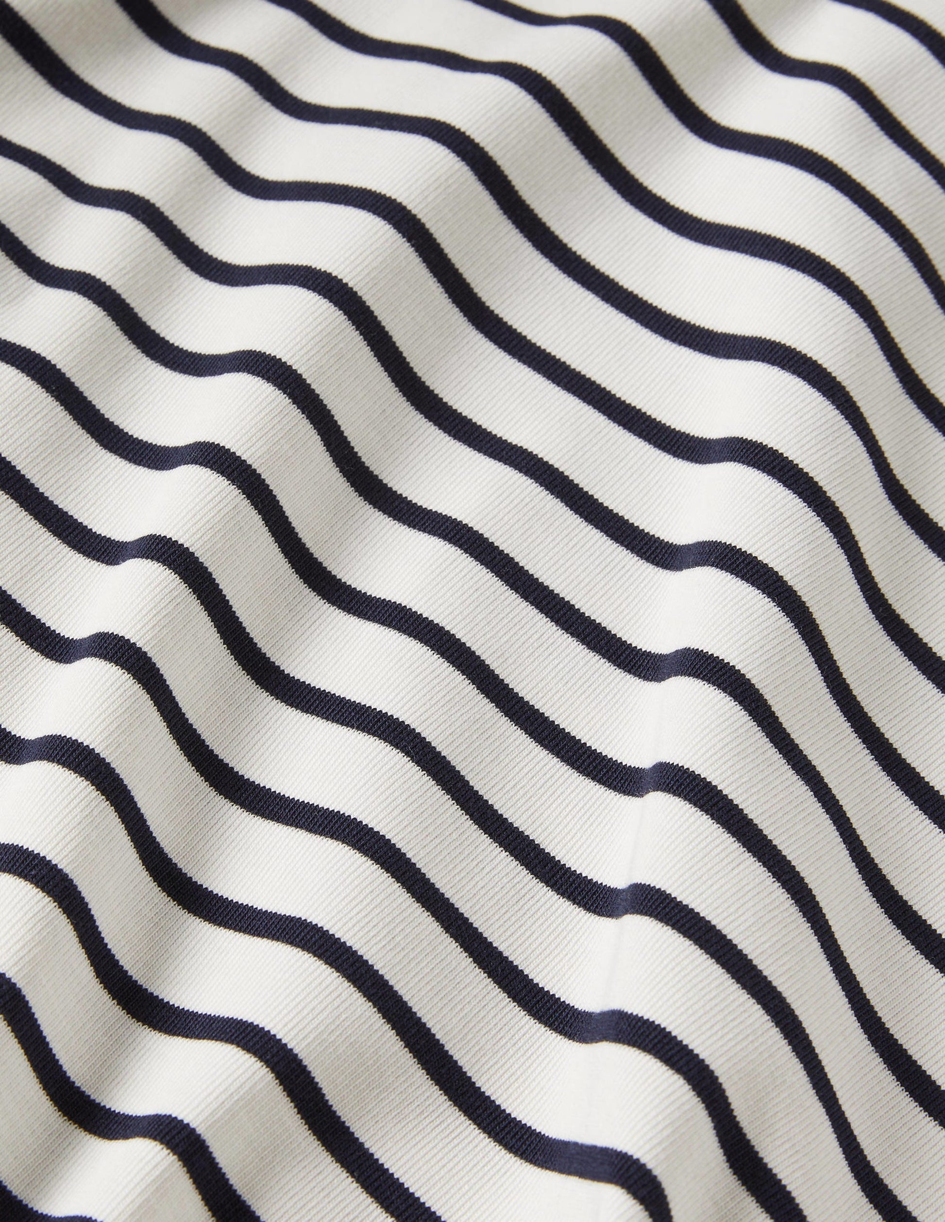 Essential Roll-neck Top-Ivory / Navy Stripe-9
