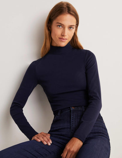 Col roulé Essential-Bleu marine-8