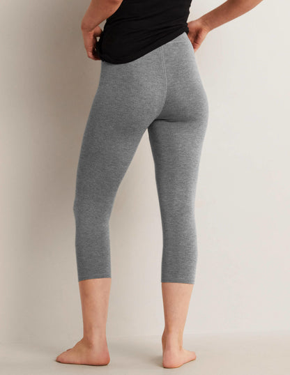 7/8-Jerseyleggings mit hoher Taille-Anthrazit-7