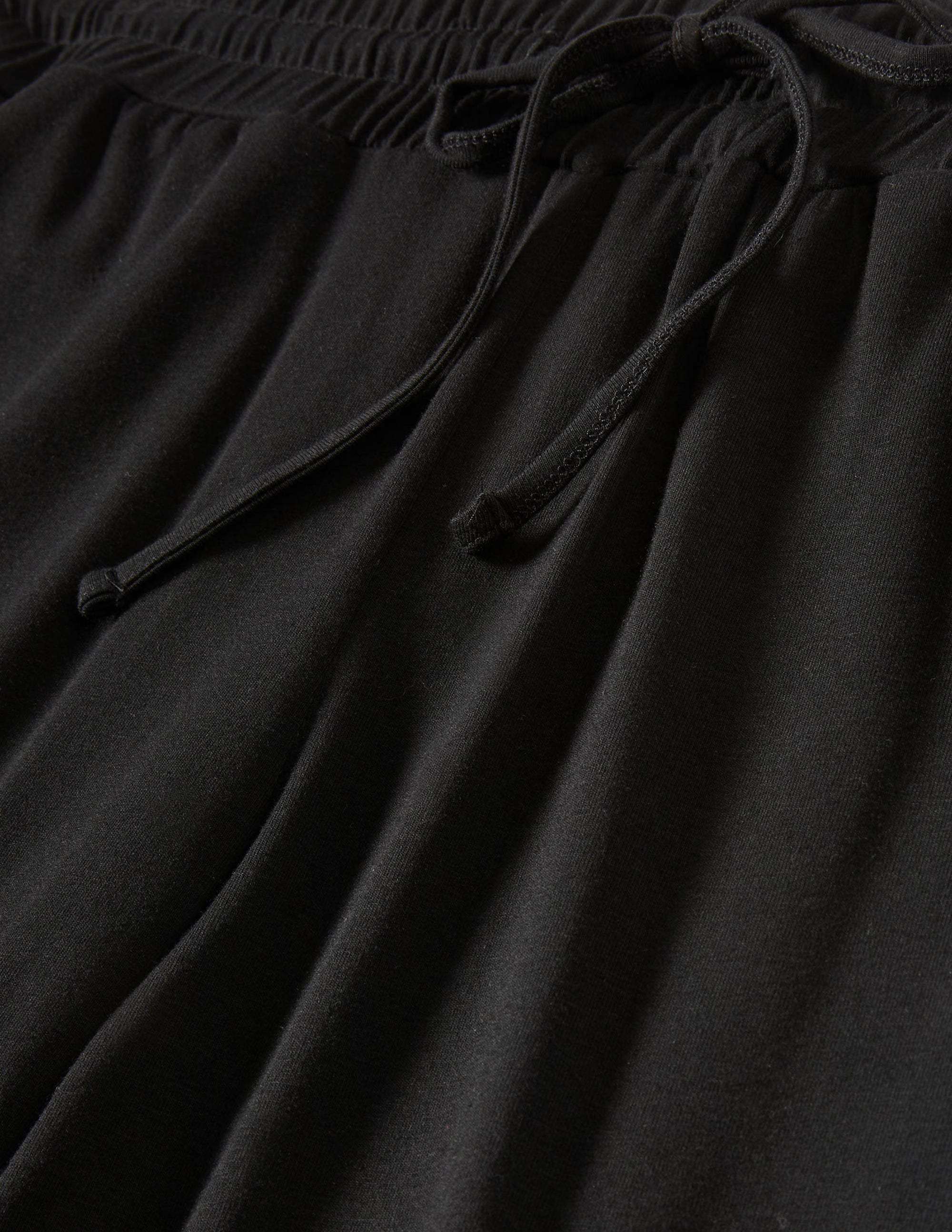 Jersey-Jogginghose mit Bündchen-Schwarz - Image 8
