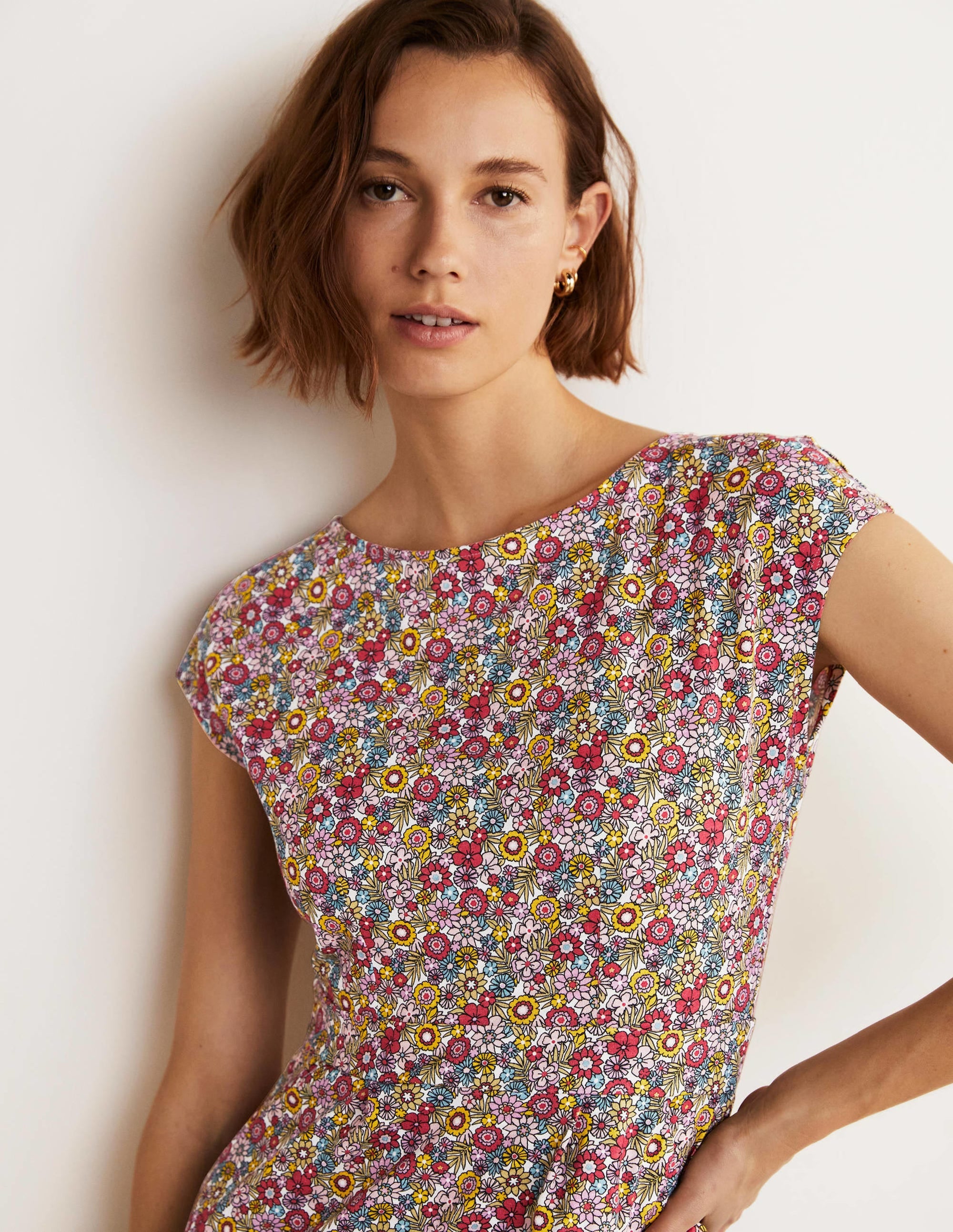 Florrie Jerseykleid-Bunt, Blütengarten - Image 8
