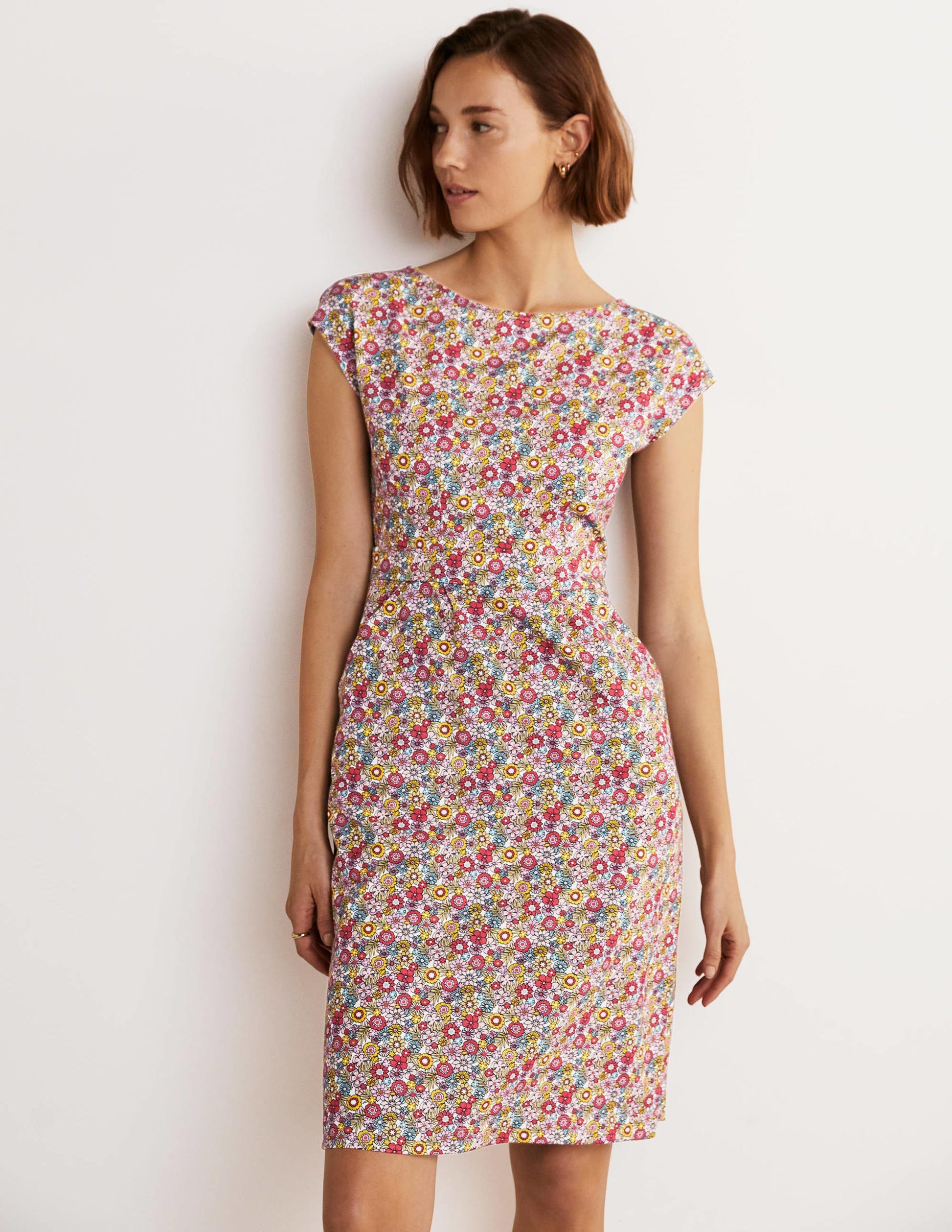 Florrie Jersey Dress-Multi, Bloom Garden-1