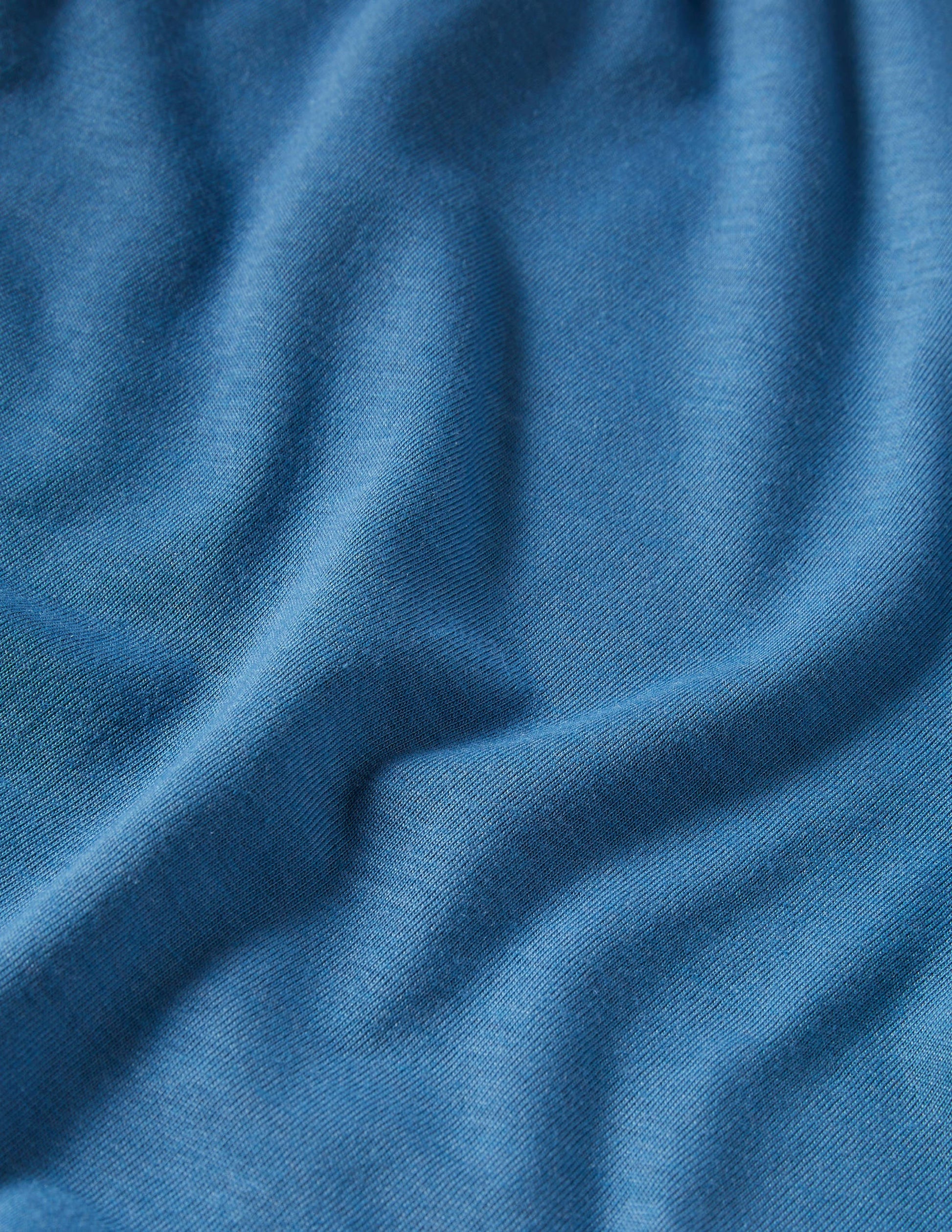 T-shirt à col bateau ultra-doux-Azur-9