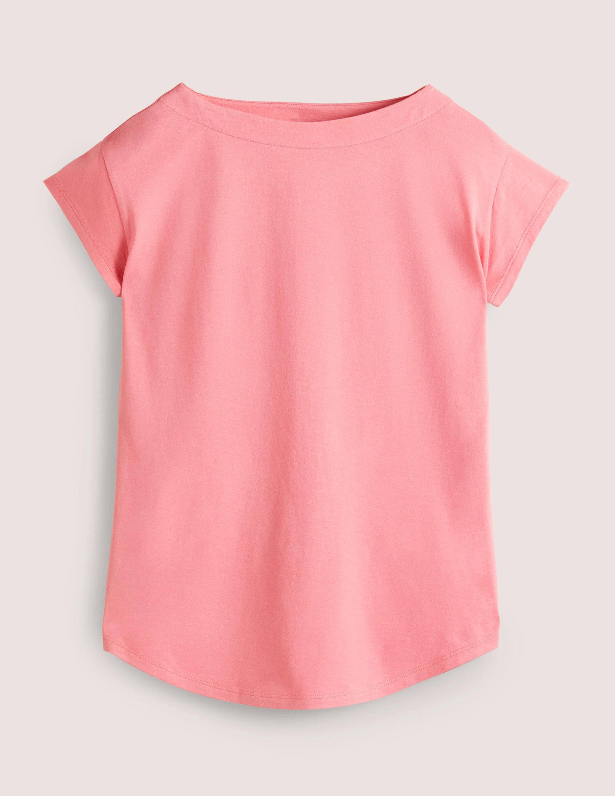 Superweiches T-Shirt mit U-Boot-Ausschnitt-Wildrose - Image 5