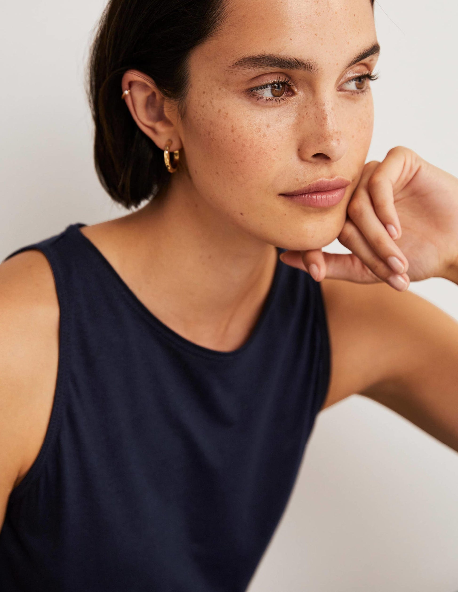Arabella Jerseyoberteil-Marineblau-6