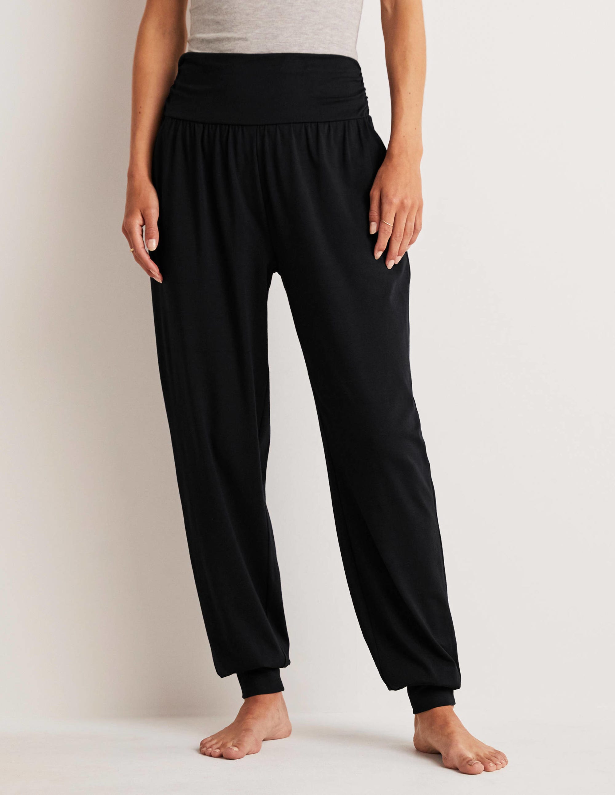 Hareem Jersey-Jogginghose-Schwarz - Image 9