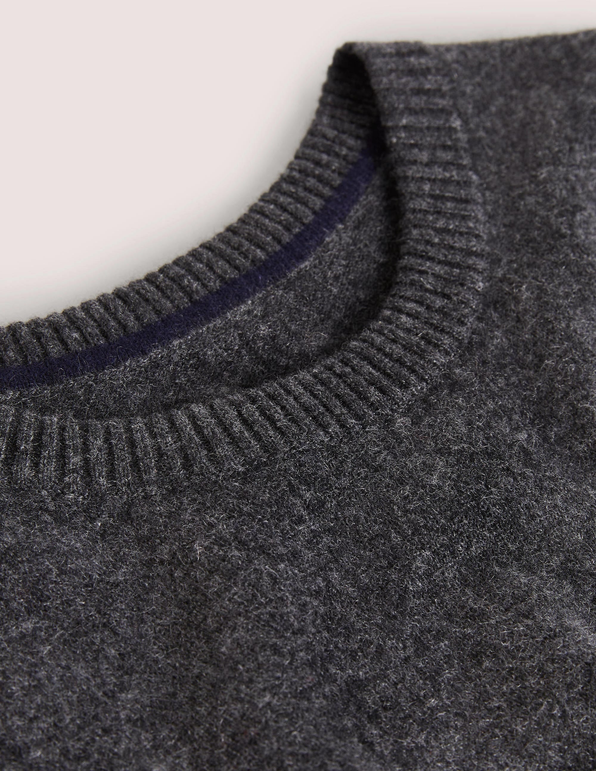 Strick-Pullunder aus Kaschmir-Anthrazit Melange - Image 5