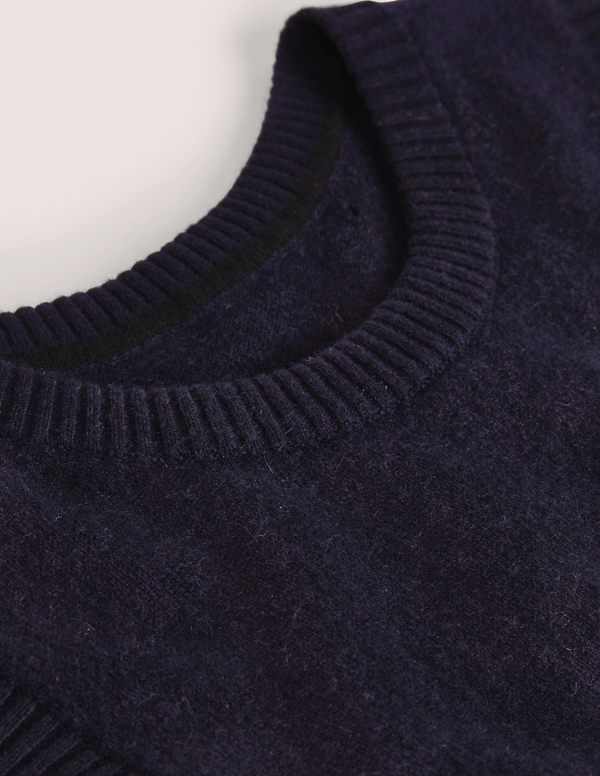 Débardeur en maille de cachemire-Bleu marine - Image 5