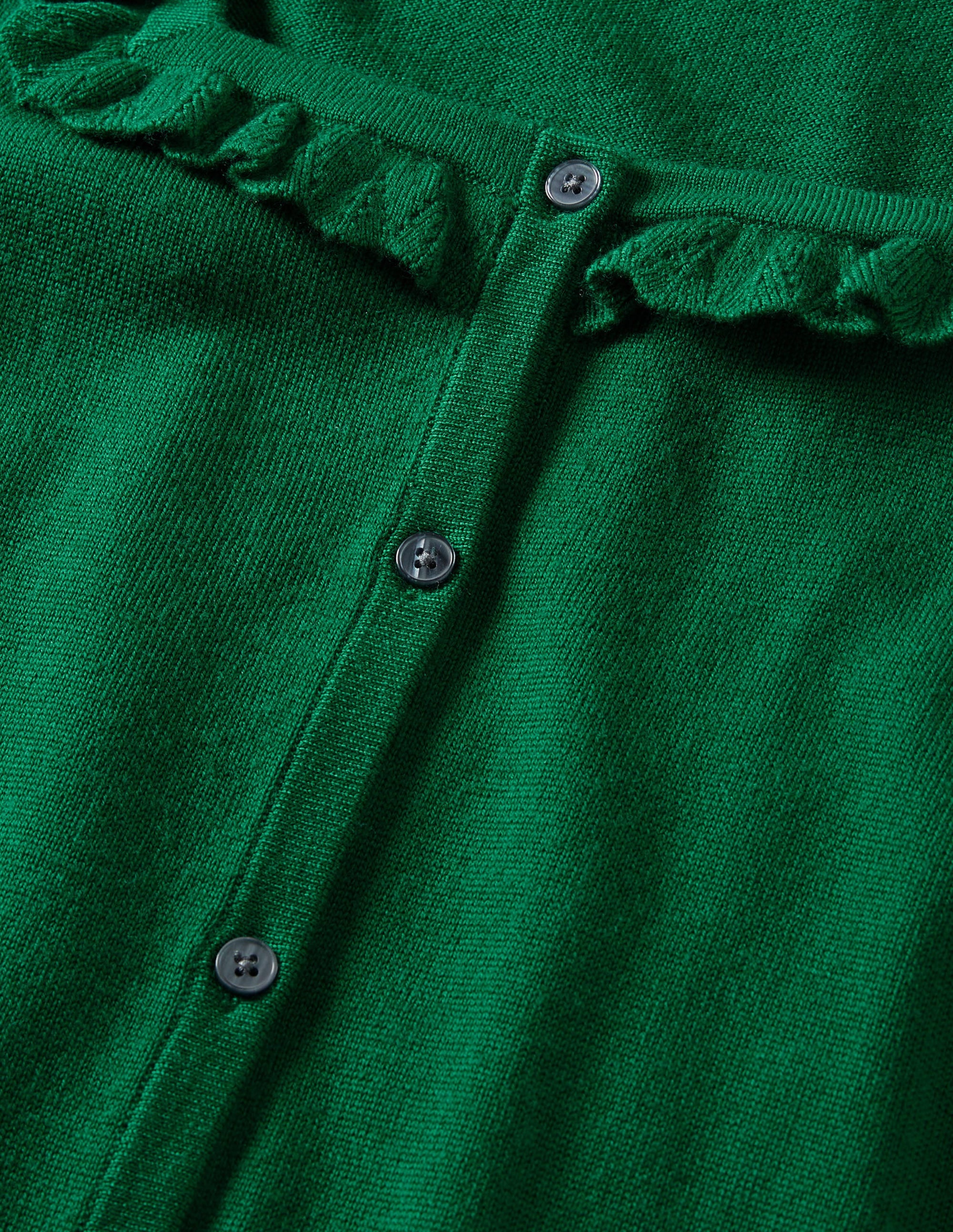 Gilet à col carré en laine mérinos-Vert trekking - Image 6