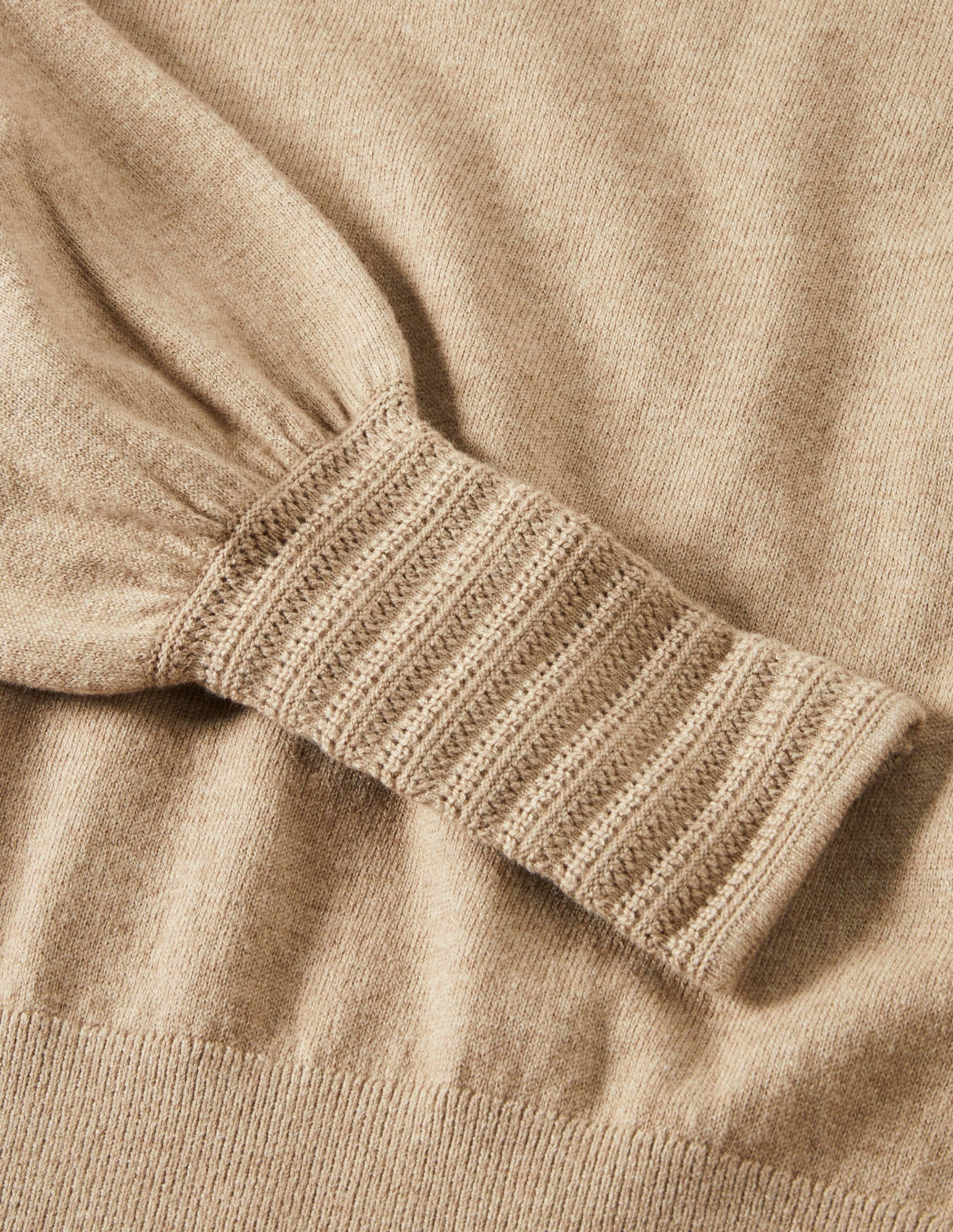 Pointelle-Detailed Jumper-Mink Melange - Image 5