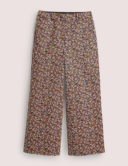 Richmond Hose mit hoher Taille-Citronella, Blütenblätter-Paisleymuster-5
