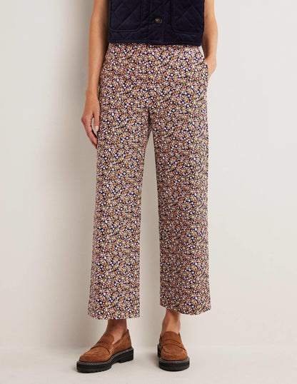 Richmond Hose mit hoher Taille-Citronella, Blütenblätter-Paisleymuster-4